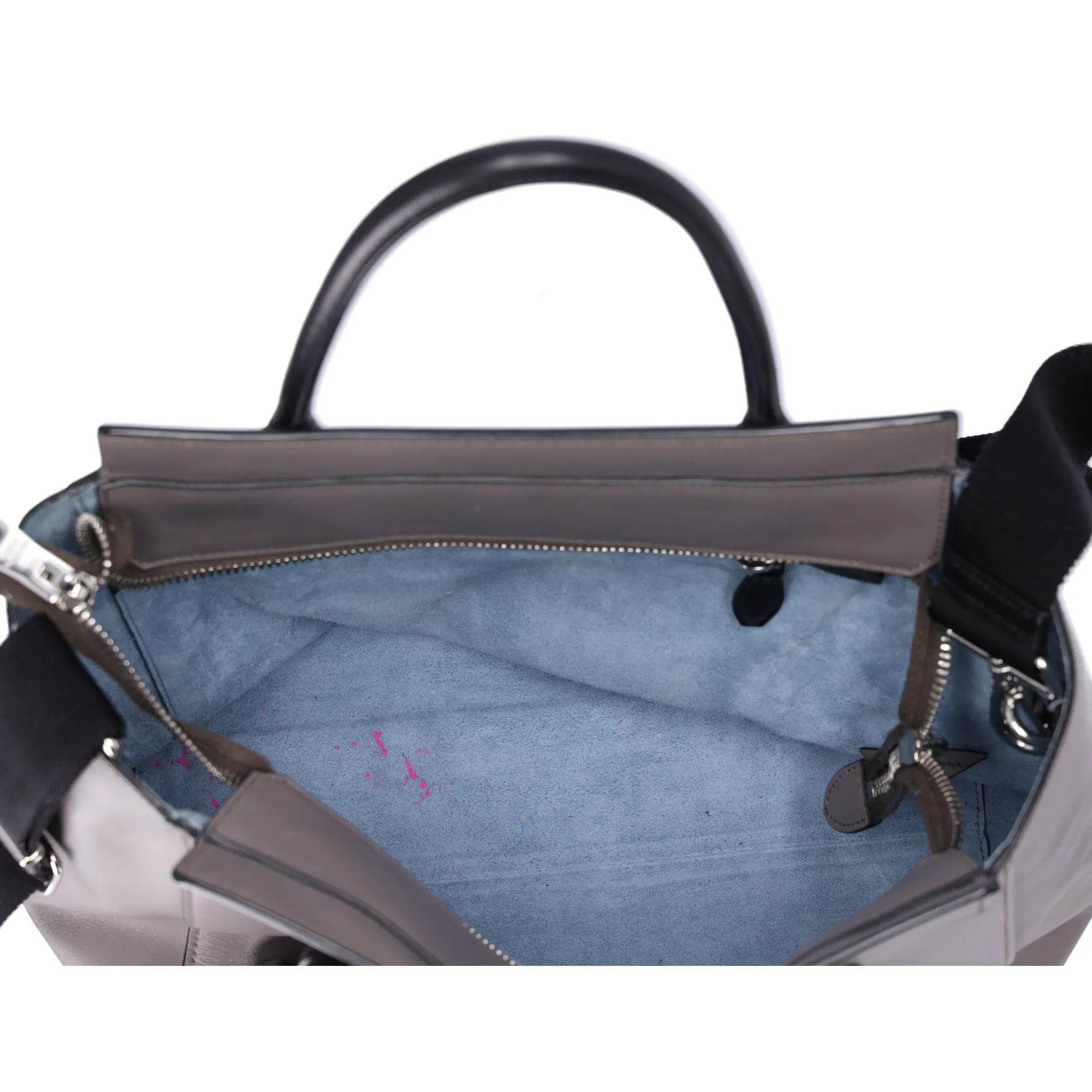 Prada City Etiquette Tote Grey Calf Leather sold by Gaby's Bags product image thumbnail 5