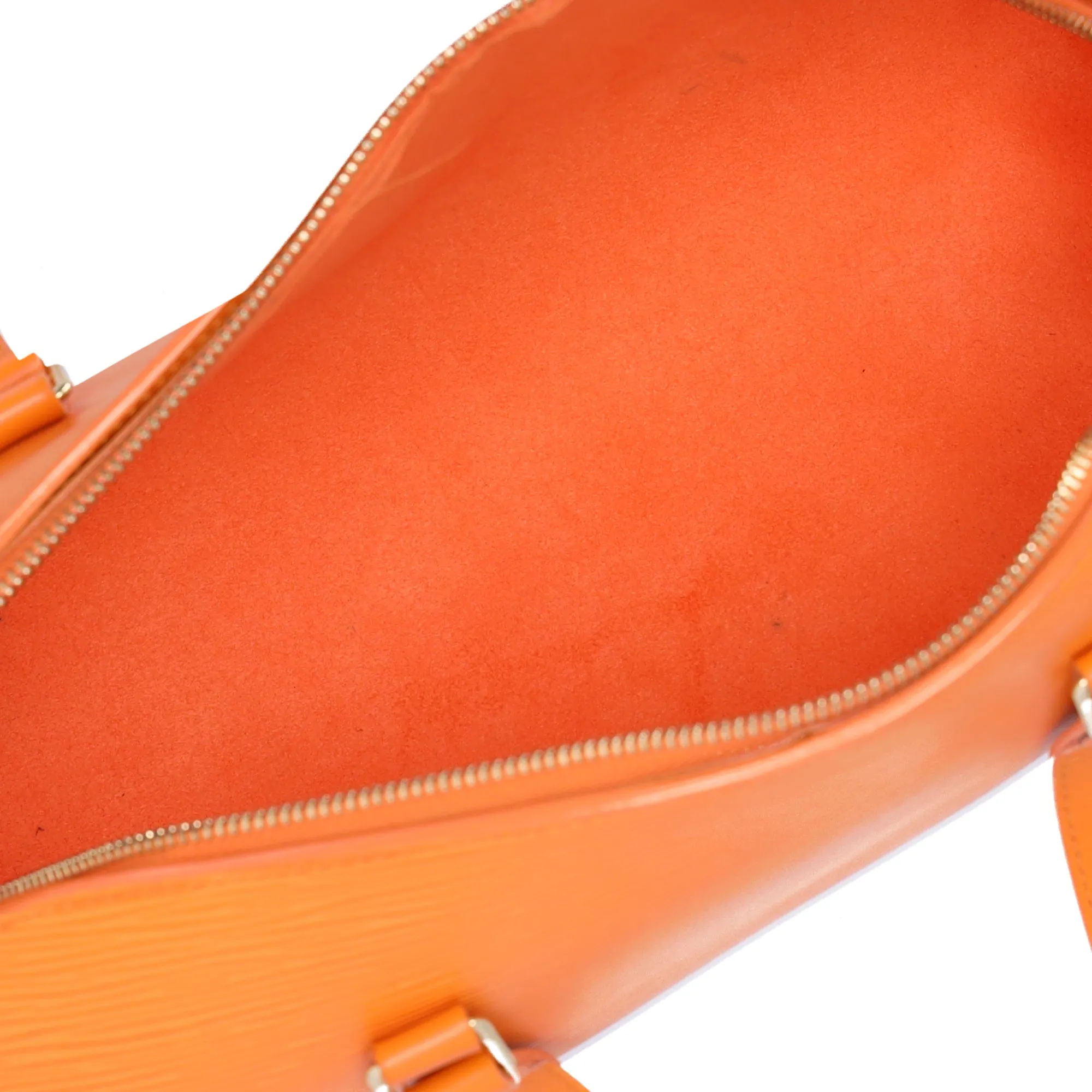 Louis Vuitton Soufflot Epi Handbag M5222H Mandarin Leather LV Logo + Pouch sold by Gaby's Bags product image thumbnail 5