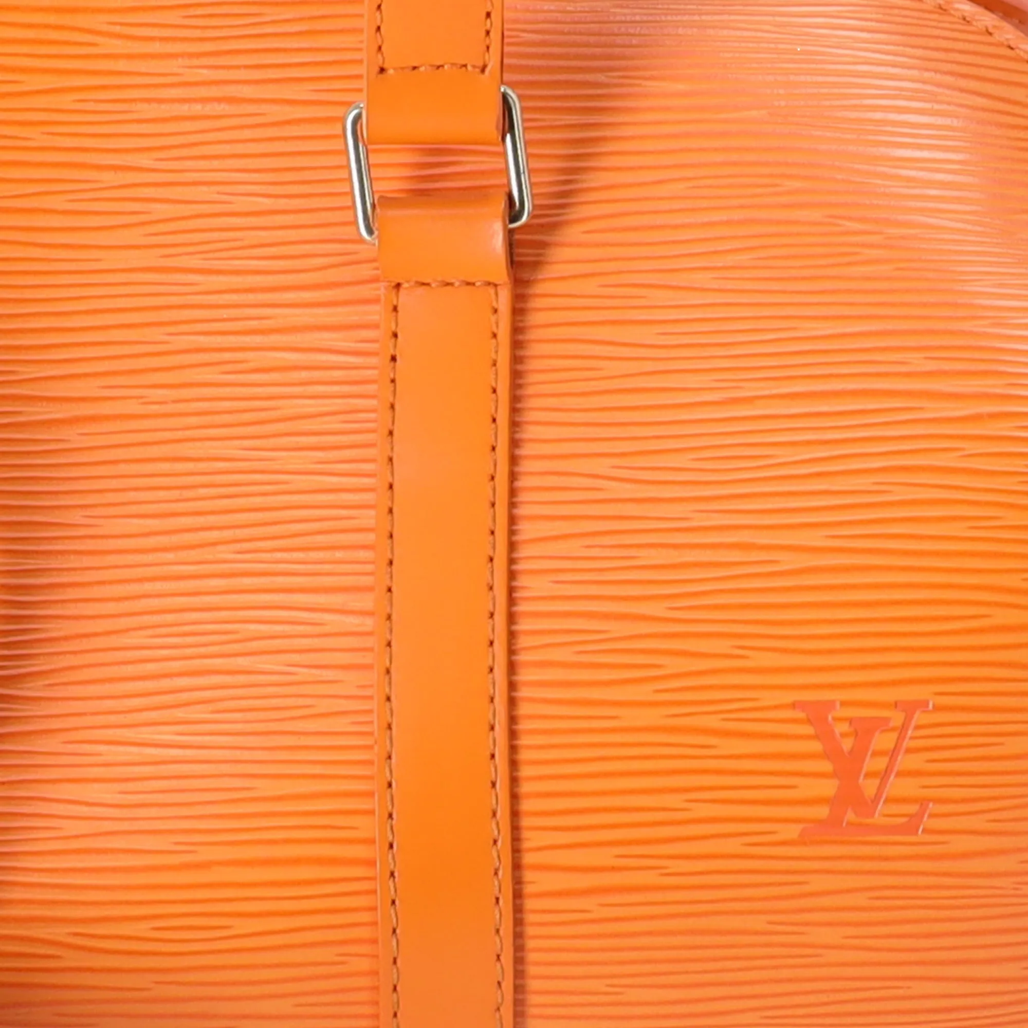 Louis Vuitton Soufflot Epi Handbag M5222H Mandarin Leather LV Logo + Pouch sold by Gaby's Bags product image thumbnail 2