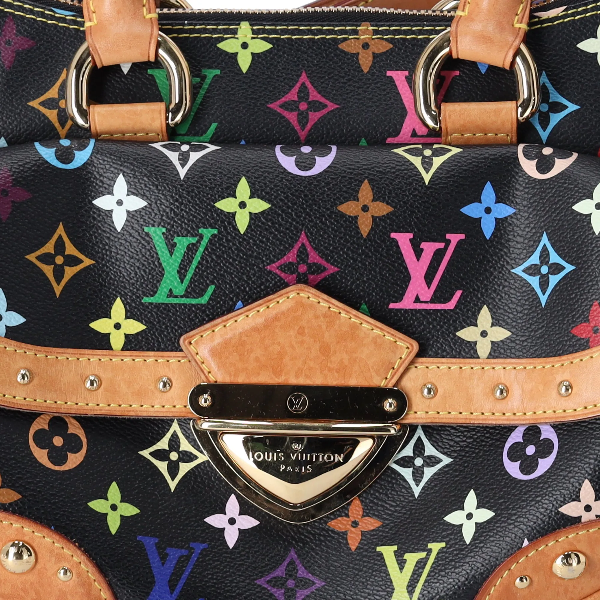 Louis Vuitton x Murakami Rita Monogram Multicolor Shoulder Bag M40126 Black sold by Gaby's Bags product image thumbnail 2