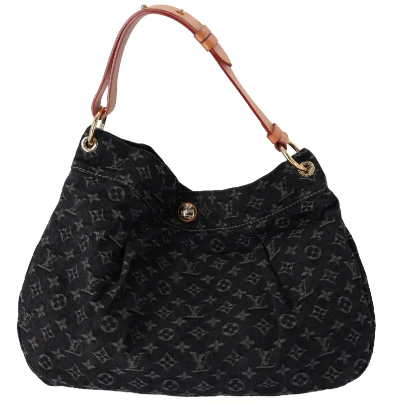 Louis Vuitton Daily PM Monogram Denim Shoulder Bag M40494 Black sold by Gaby's Bags