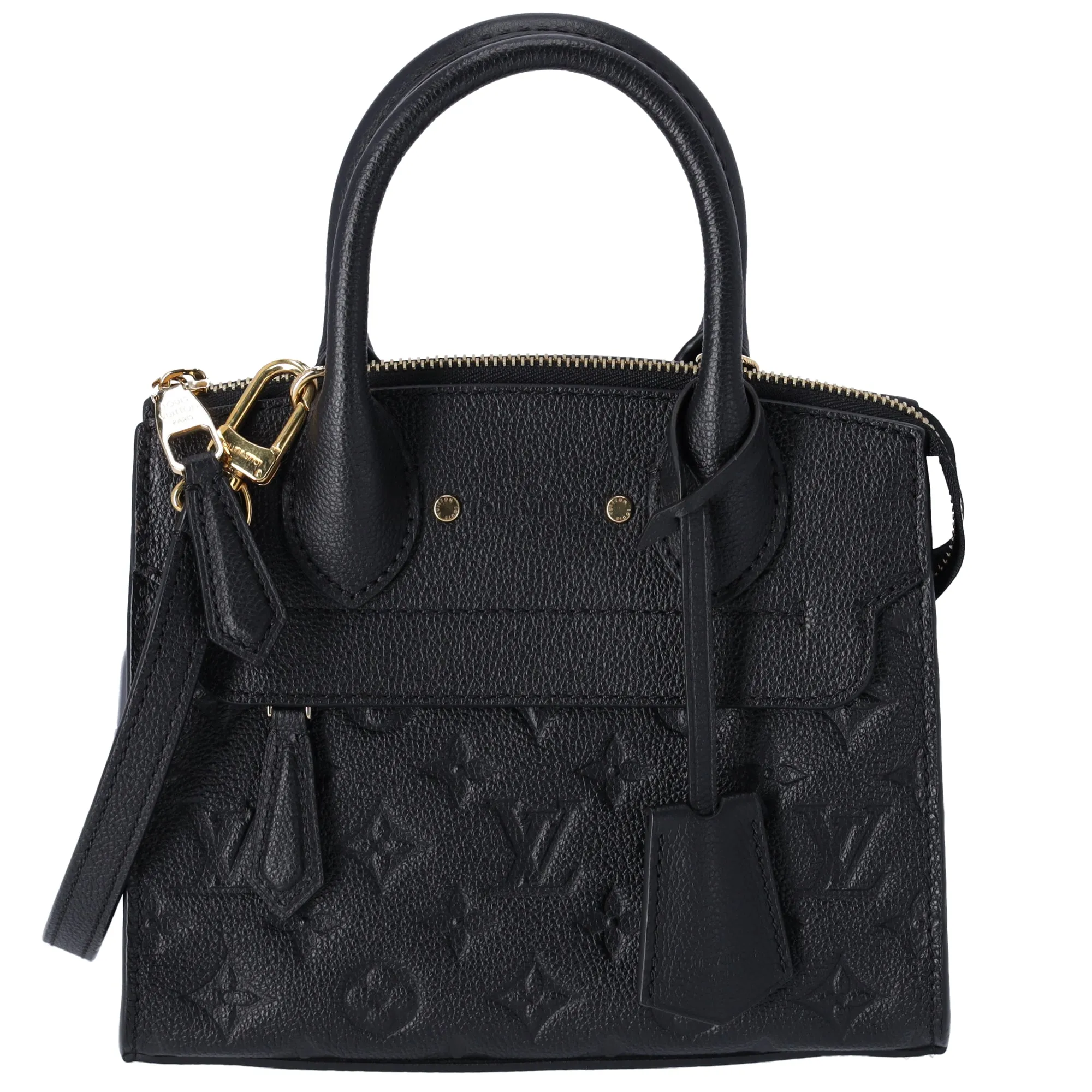 Louis Vuitton Pont Neuf Mini Satchel Monogram Empreinte M41743 Black sold by Gaby's Bags