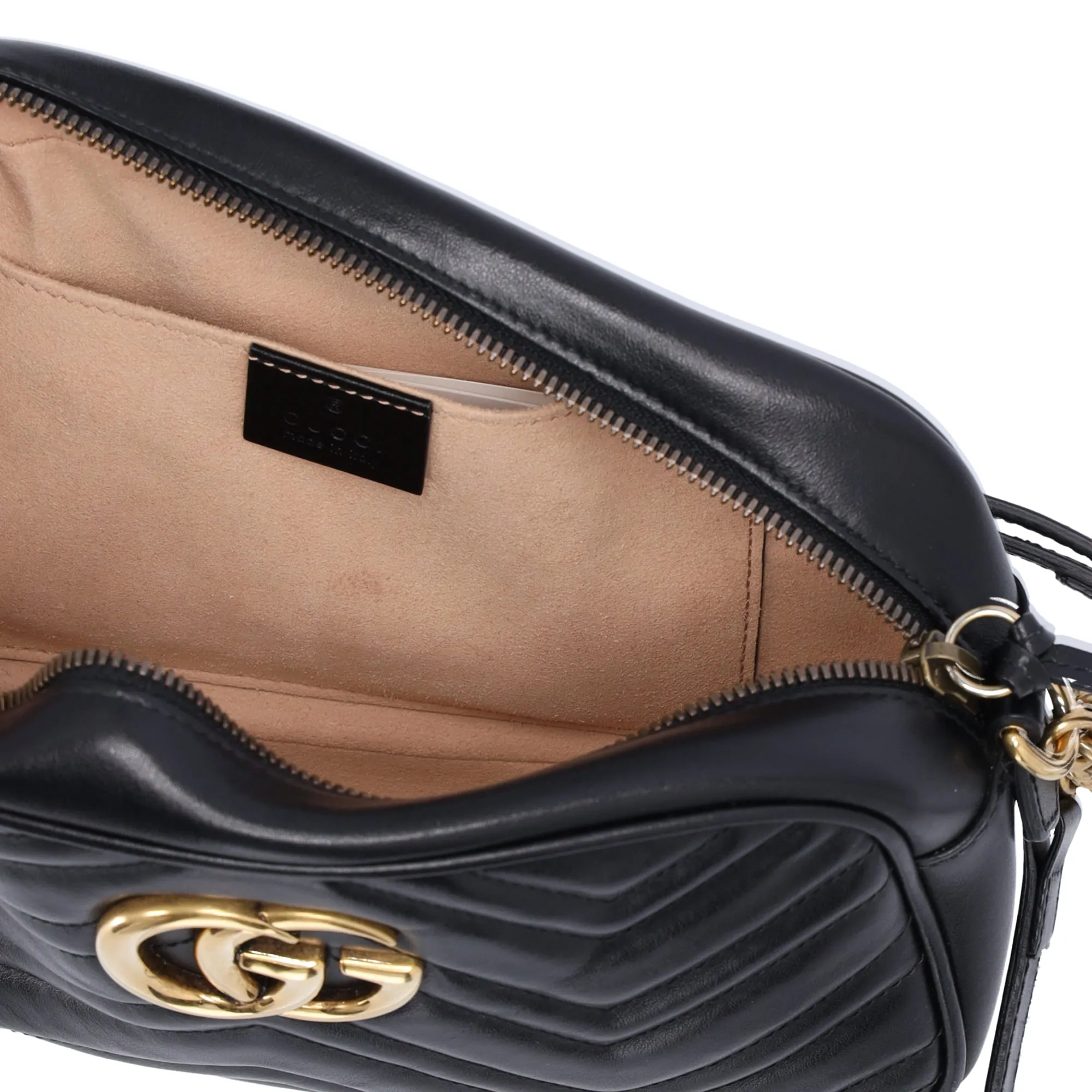 GUCCI GG Marmont Quilted Shoulder Bag 447632 Black Leather sold by Gaby's Bags product image thumbnail 5