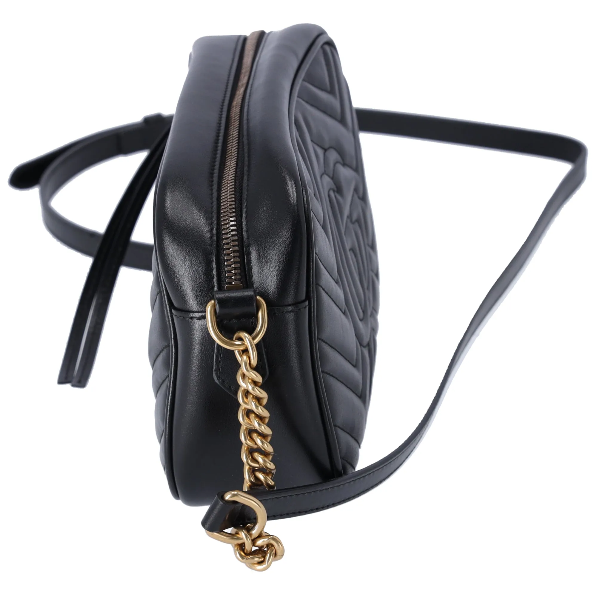 GUCCI GG Marmont Quilted Shoulder Bag 447632 Black Leather sold by Gaby's Bags product image thumbnail 2