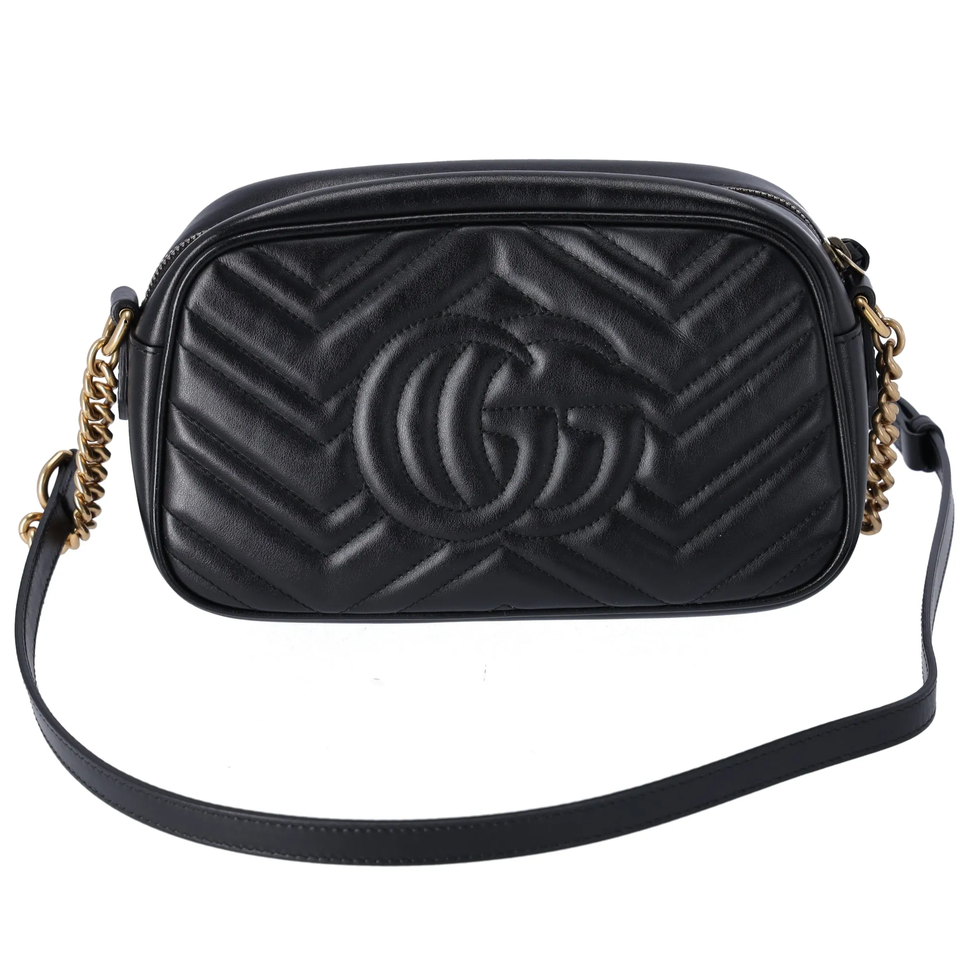GUCCI GG Marmont Quilted Shoulder Bag 447632 Black Leather sold by Gaby's Bags product image thumbnail 3