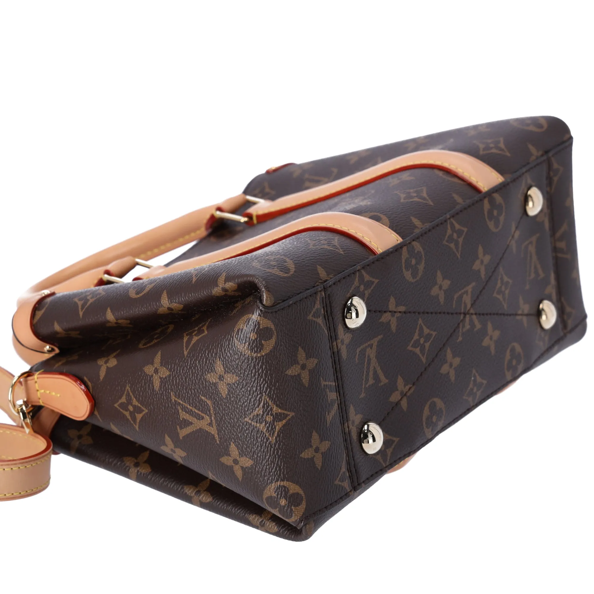 Louis Vuitton Soufflot BB Monogram Satchel Shoulder Bag M44815 Canvas sold by Gaby's Bags product image thumbnail 5