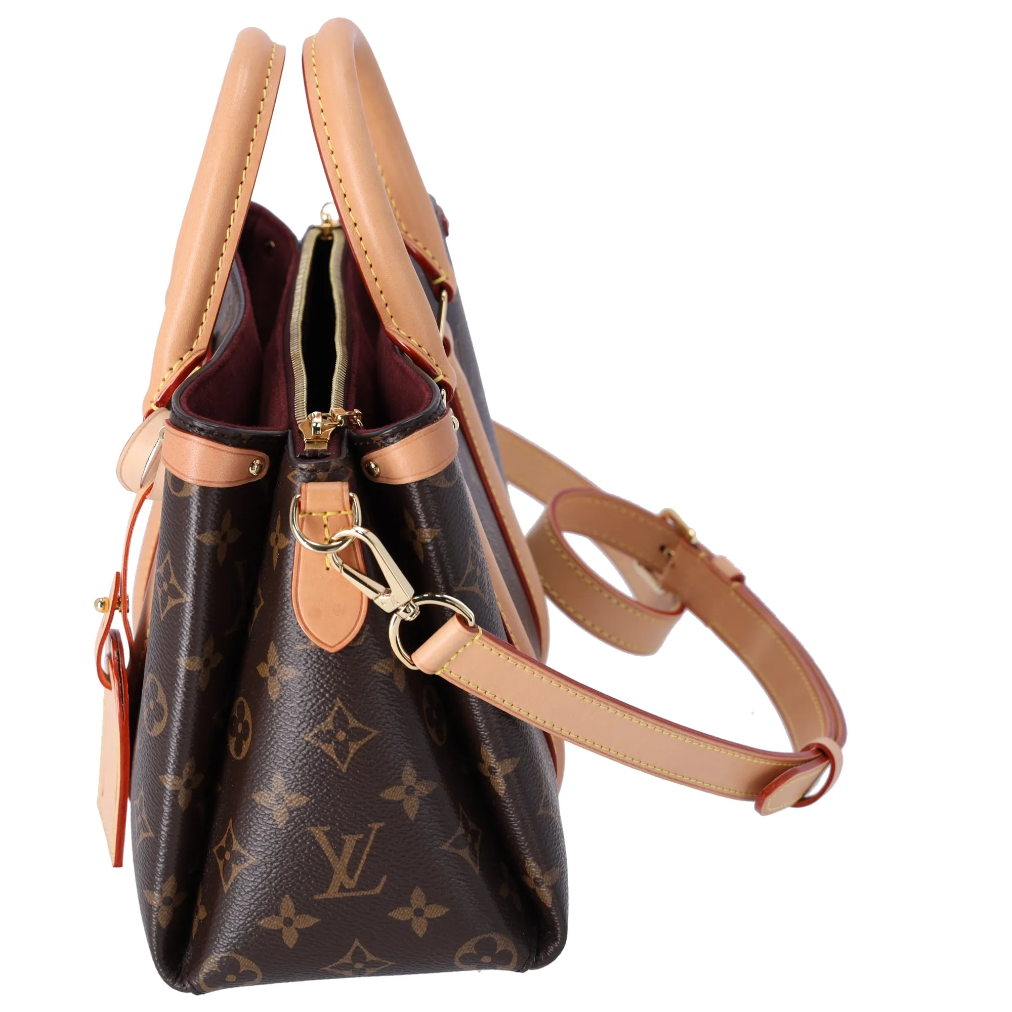 Louis Vuitton Soufflot BB Monogram Satchel Shoulder Bag M44815 Canvas sold by Gaby's Bags product image thumbnail 3