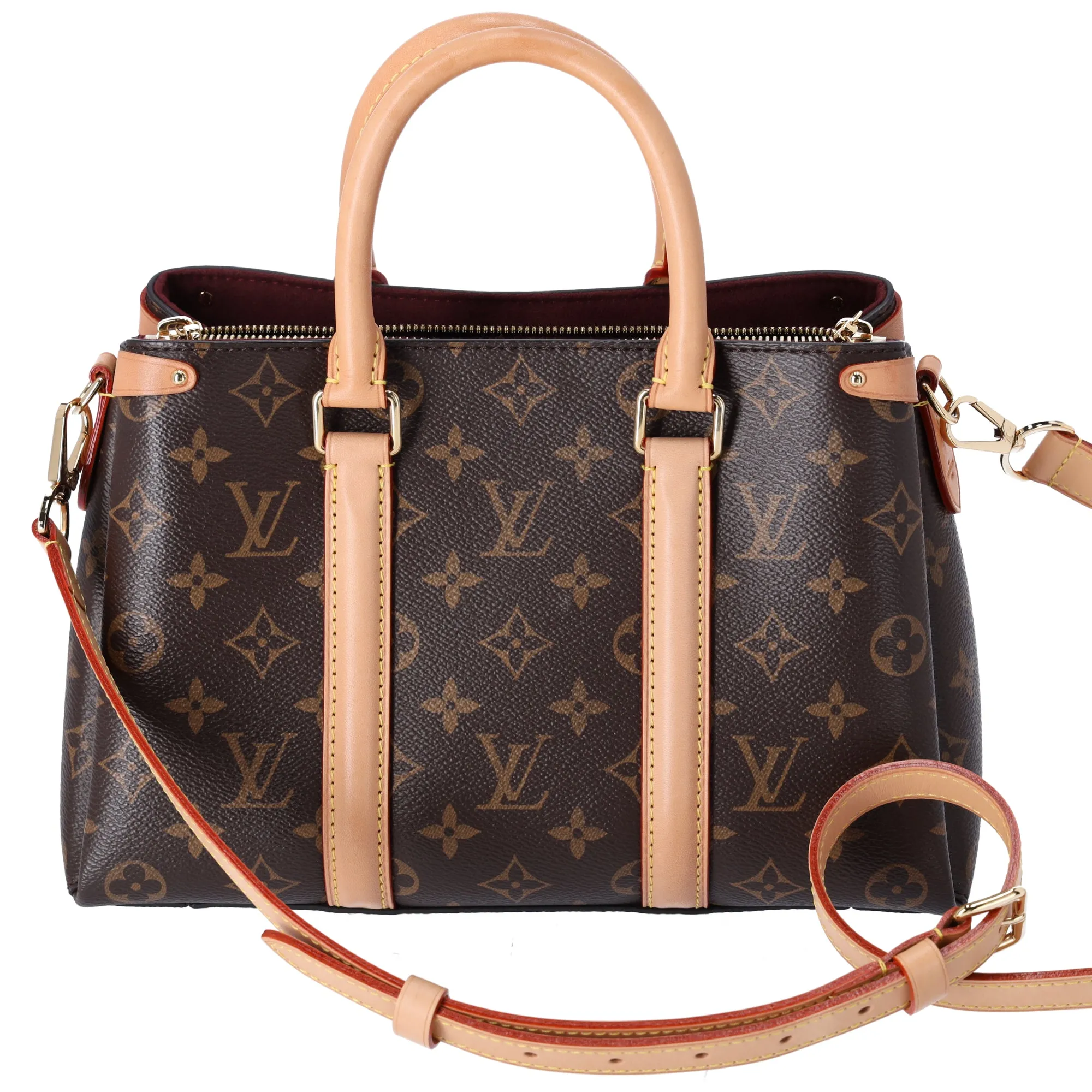 Louis Vuitton Soufflot BB Monogram Satchel Shoulder Bag M44815 Canvas sold by Gaby's Bags product image thumbnail 4
