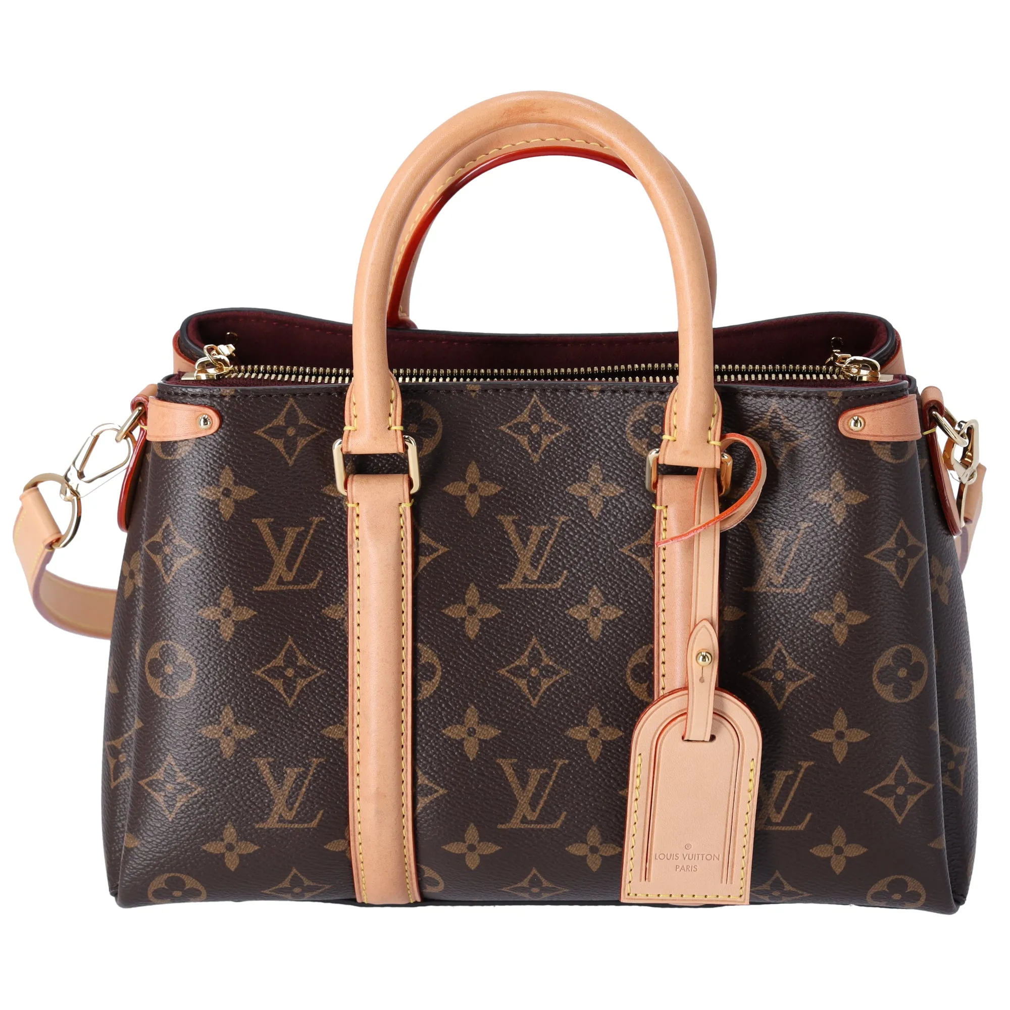 Louis Vuitton Soufflot BB Monogram Satchel Shoulder Bag M44815 Canvas sold by Gaby's Bags