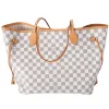 Louis Vuitton Neverfull MM Tote Bag N51107 Damier Azur Beige Multi sold by Gaby's Bags