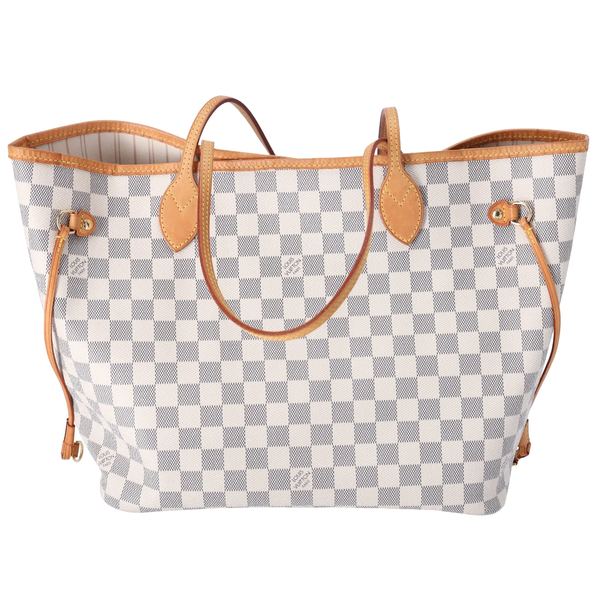 Louis Vuitton Neverfull MM Tote Bag N51107 Damier Azur Beige Multi sold by Gaby's Bags product image thumbnail 3