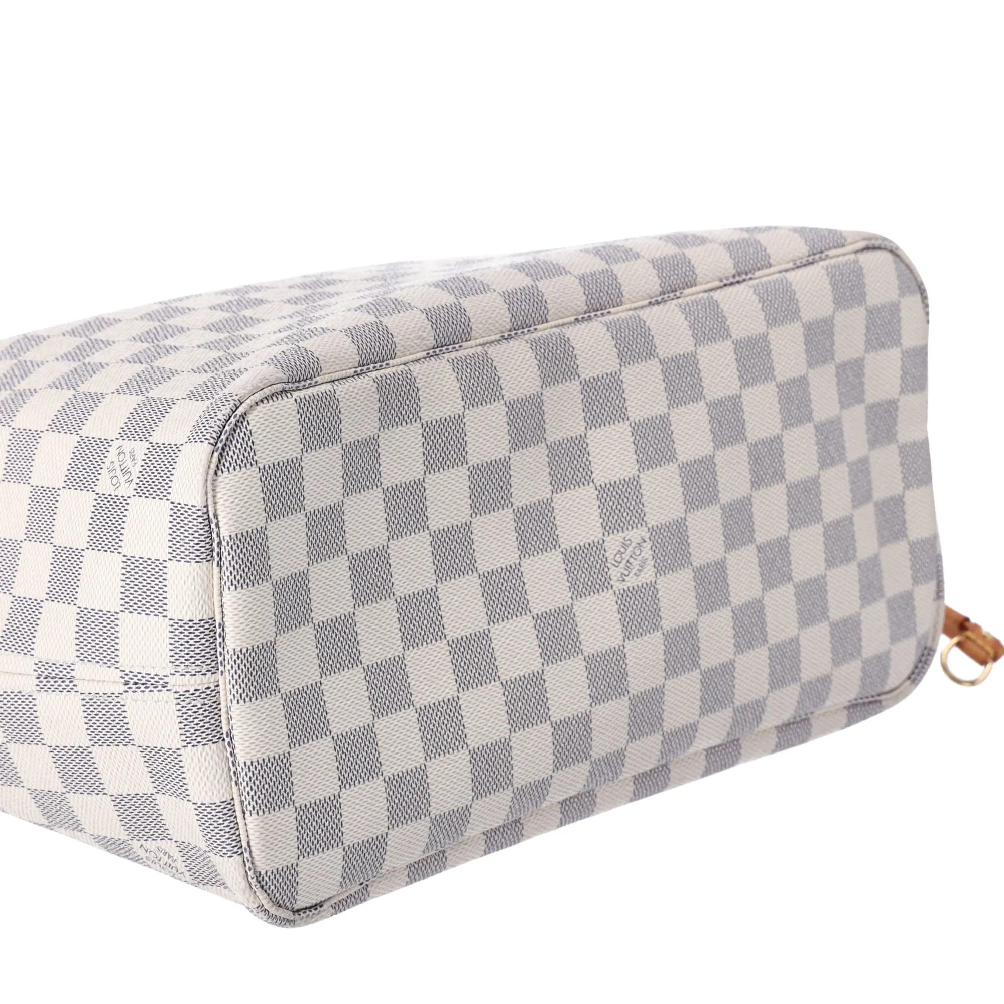 Louis Vuitton Neverfull MM Tote Bag N51107 Damier Azur Beige Multi sold by Gaby's Bags product image thumbnail 4