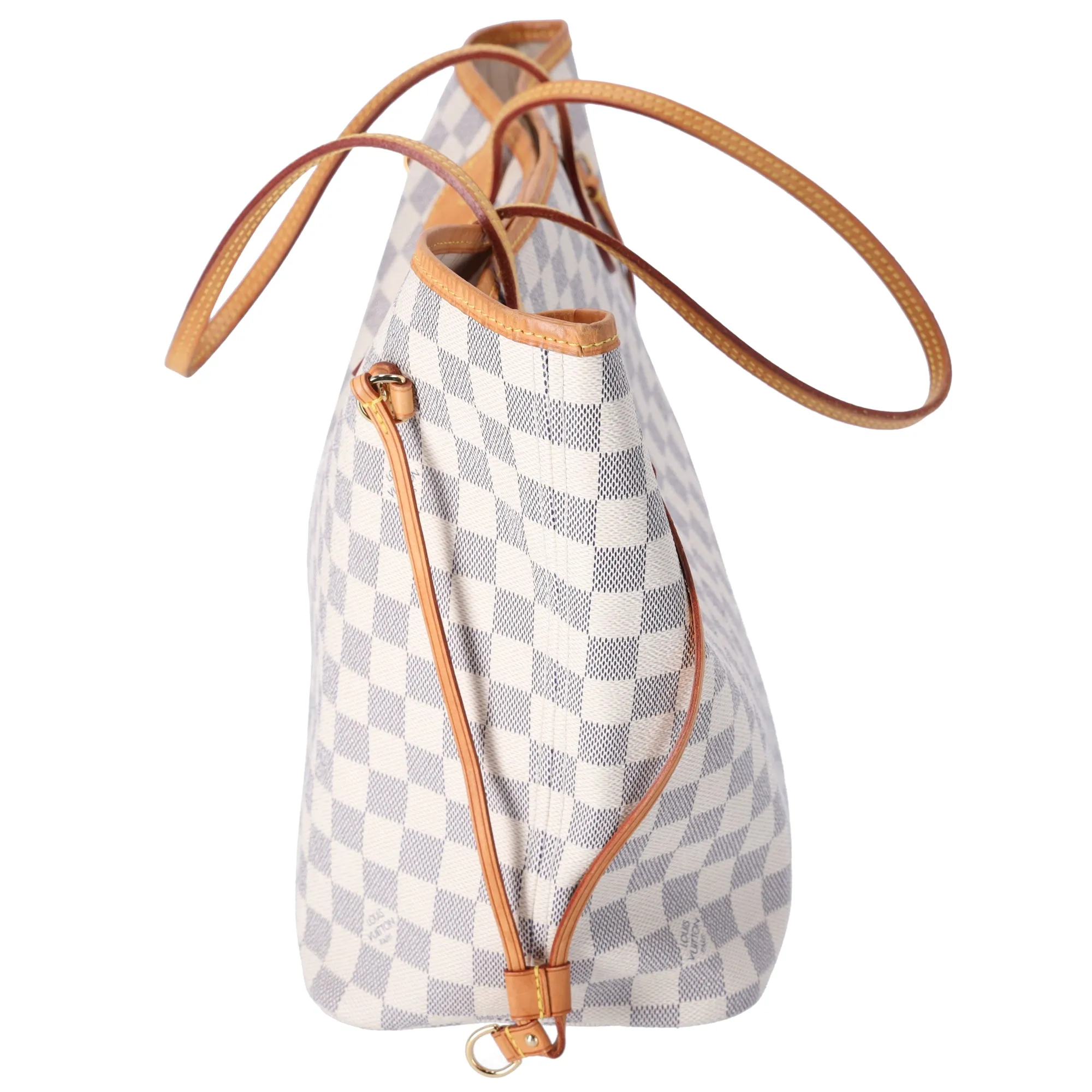 Louis Vuitton Neverfull MM Tote Bag N51107 Damier Azur Beige Multi sold by Gaby's Bags product image thumbnail 2