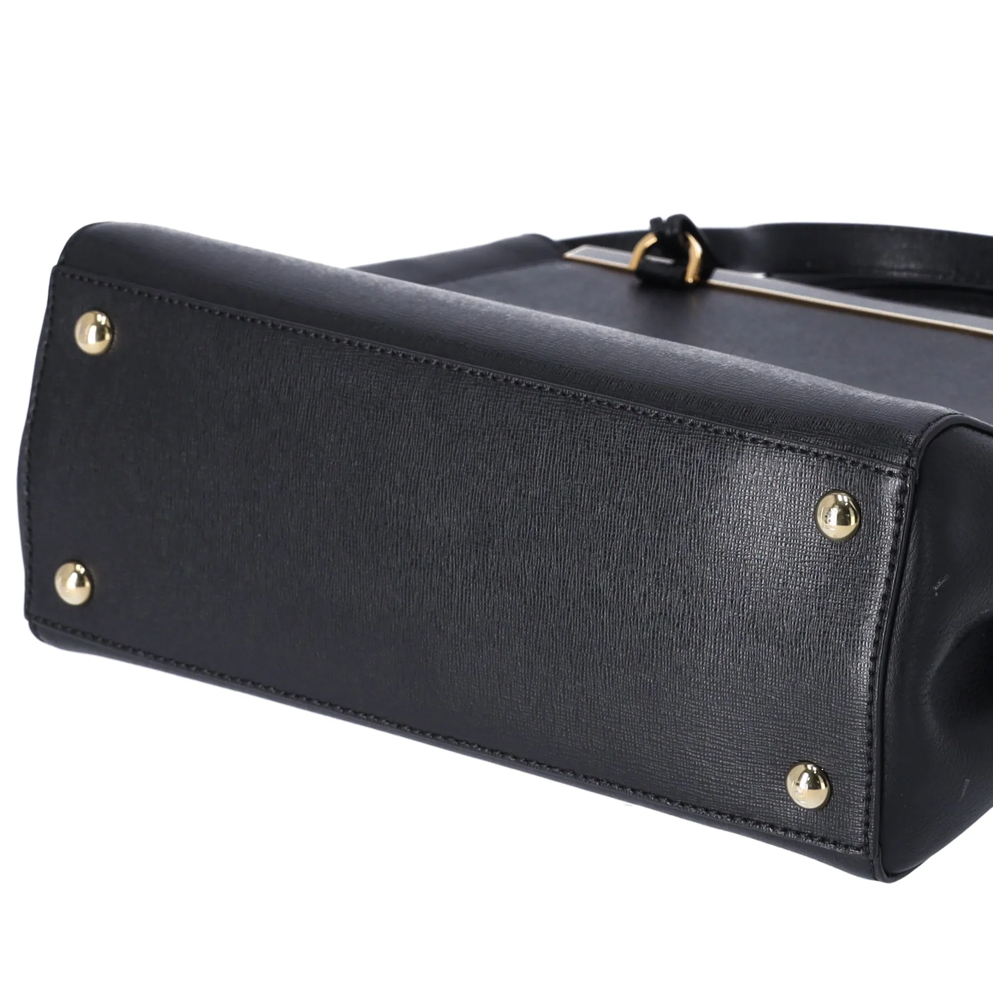 FENDI Petit 2 Jours Small Handbag 8BH253 Black Leather Shoulder Bag sold by Gaby's Bags product image thumbnail 5