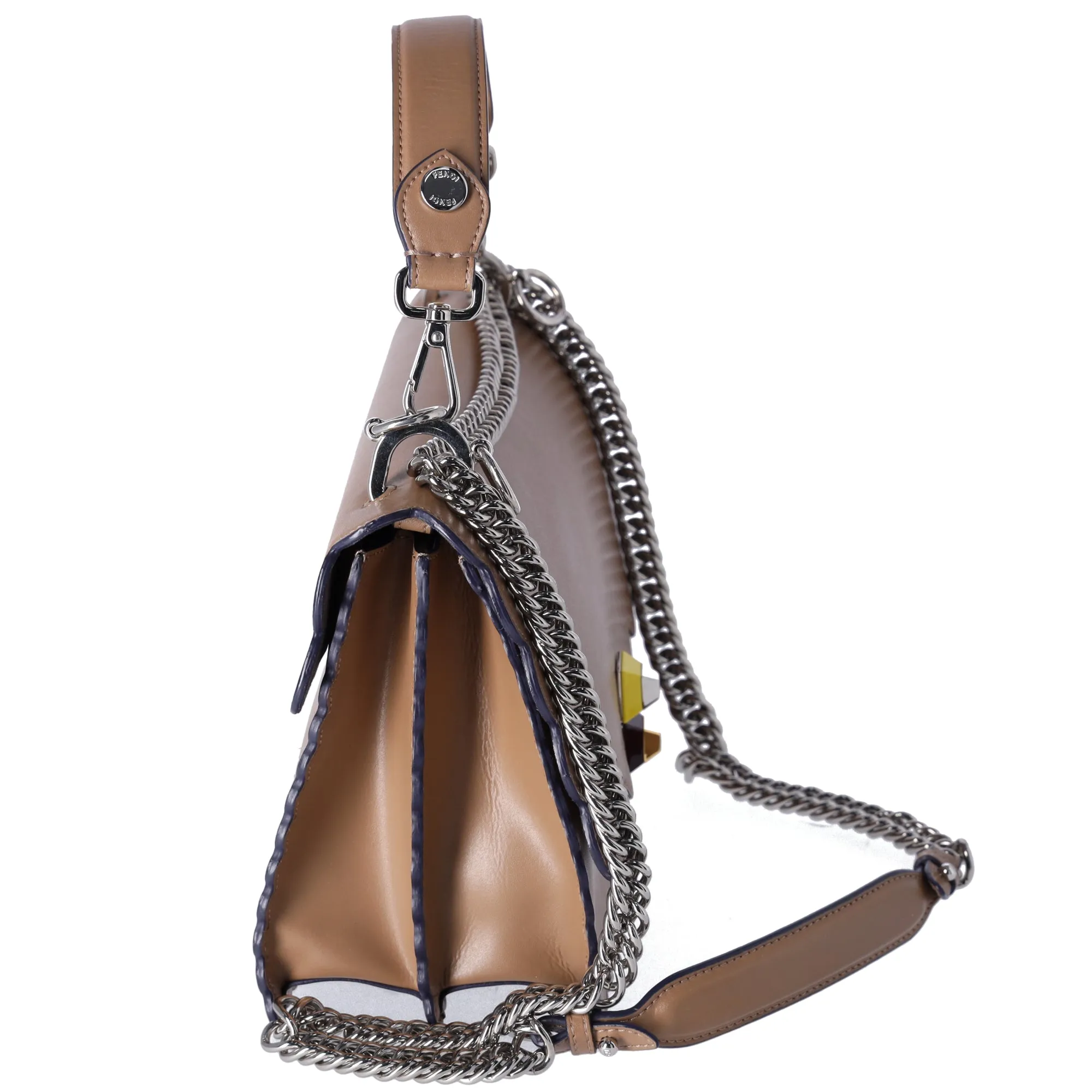 FENDI KAN I Shoulder Bag 8BT283 Brown Leather sold by Gaby's Bags product image thumbnail 2