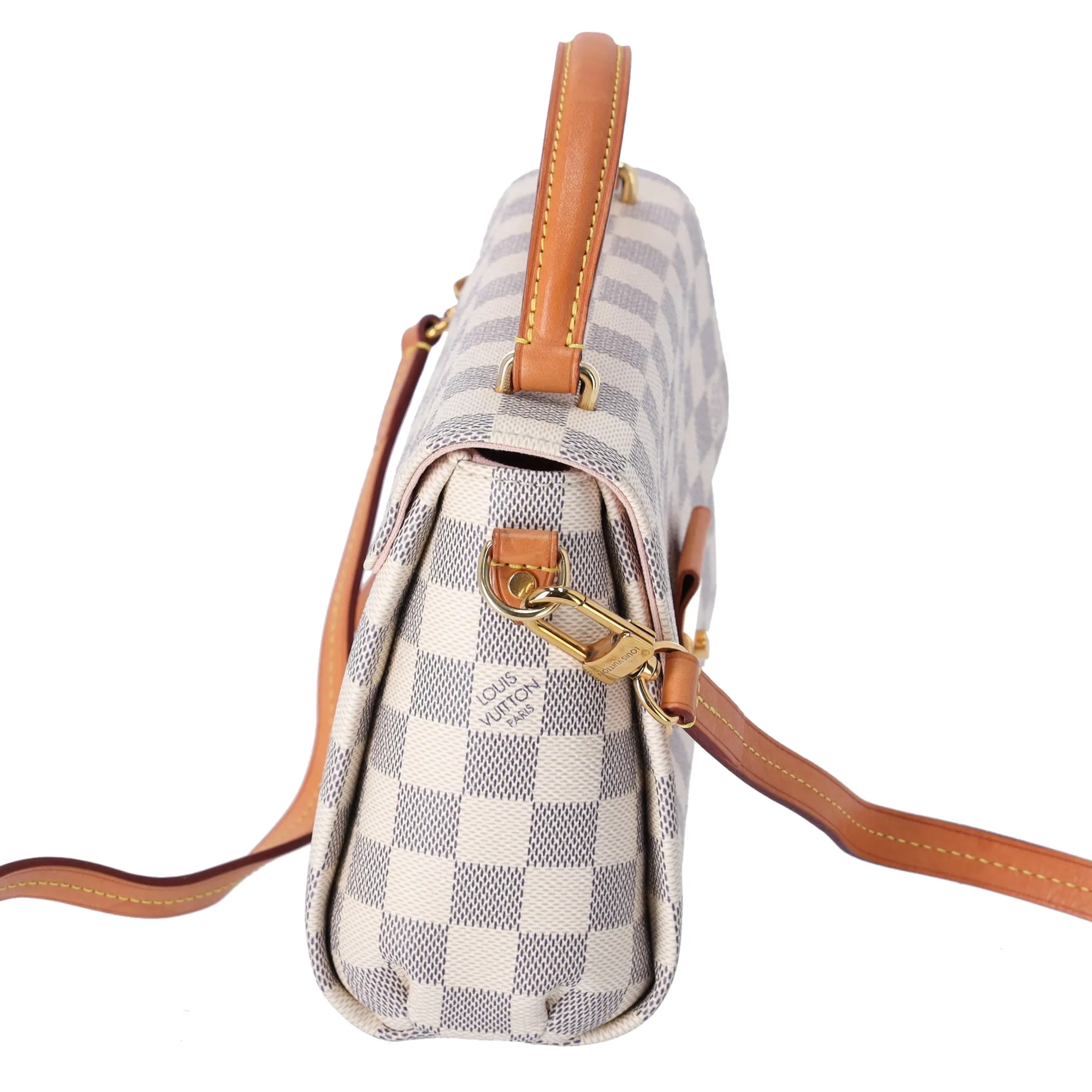 Louis Vuitton Damier Azur Croisette Flap Shoulder Bag with Tassel N41581 sold by Gaby's Bags product image thumbnail 4
