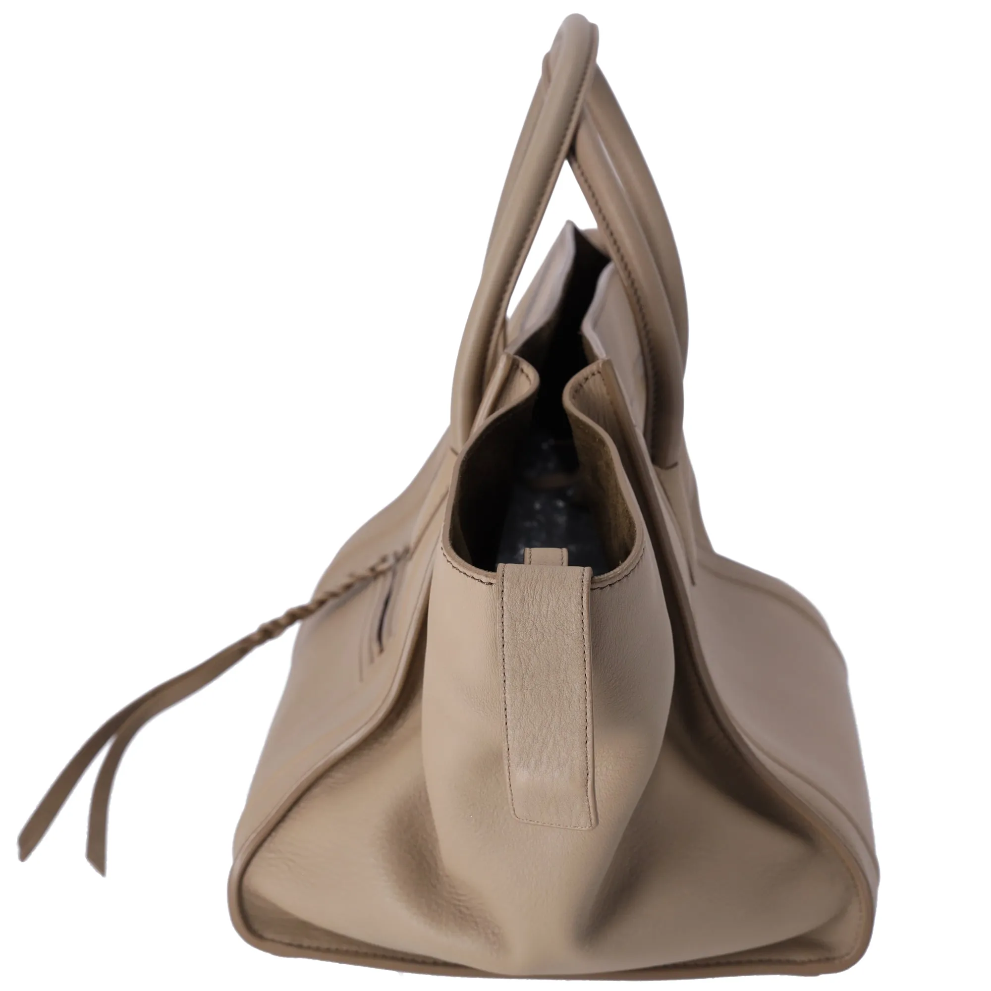 CELINE Luggage Small Square Phantom Tote Bag Beige Leather sold by Gaby's Bags product image thumbnail 3