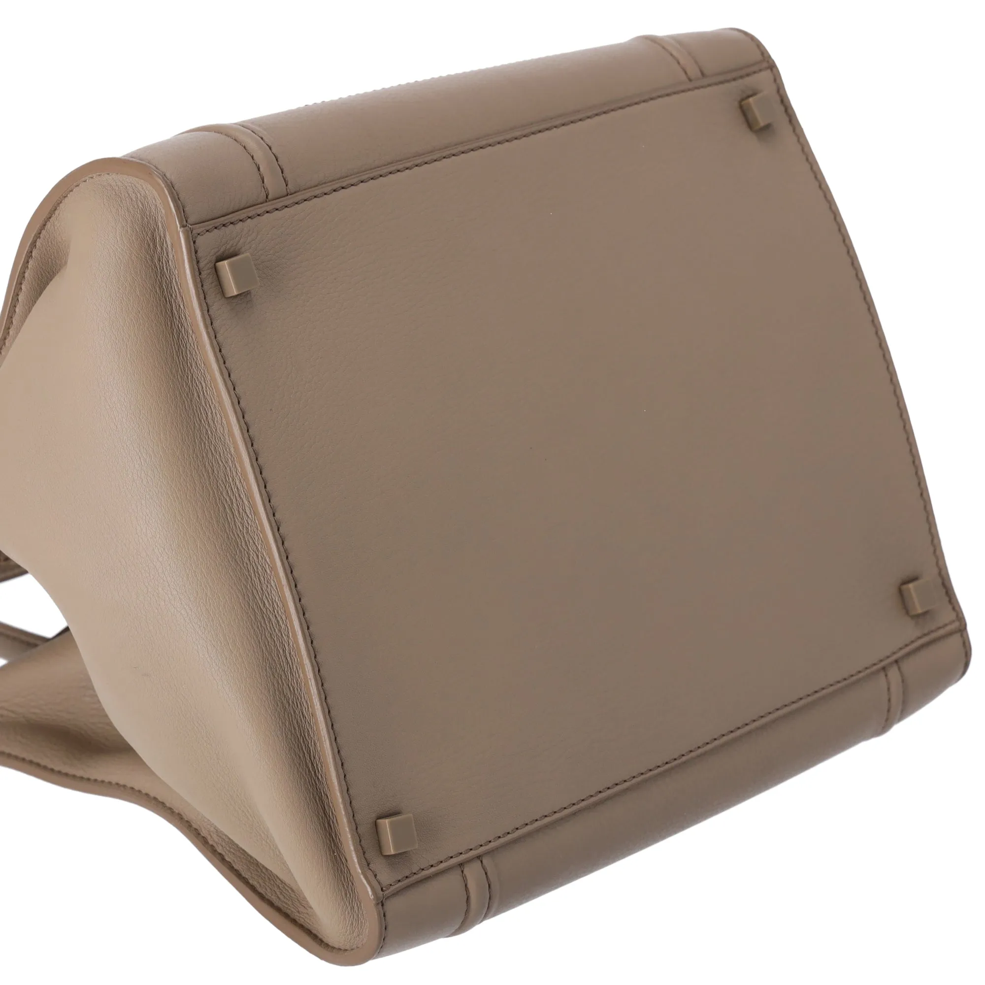 CELINE Luggage Small Square Phantom Tote Bag Beige Leather sold by Gaby's Bags product image thumbnail 5