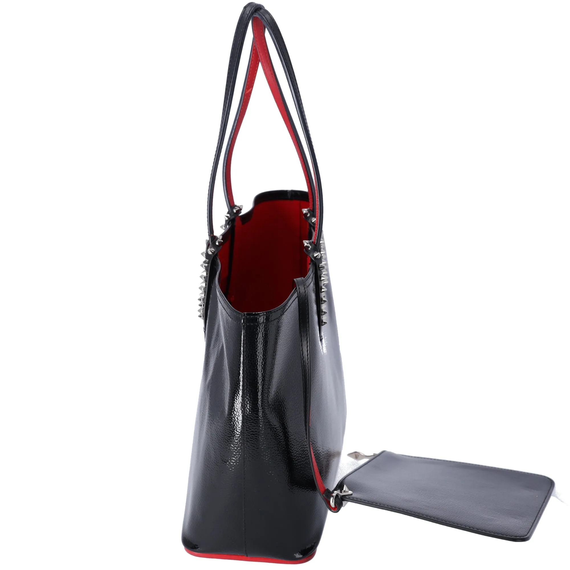 Christian Louboutin Cabata Small Tote Bag 1185006 Black Patent Leather sold by Gaby's Bags product image thumbnail 2