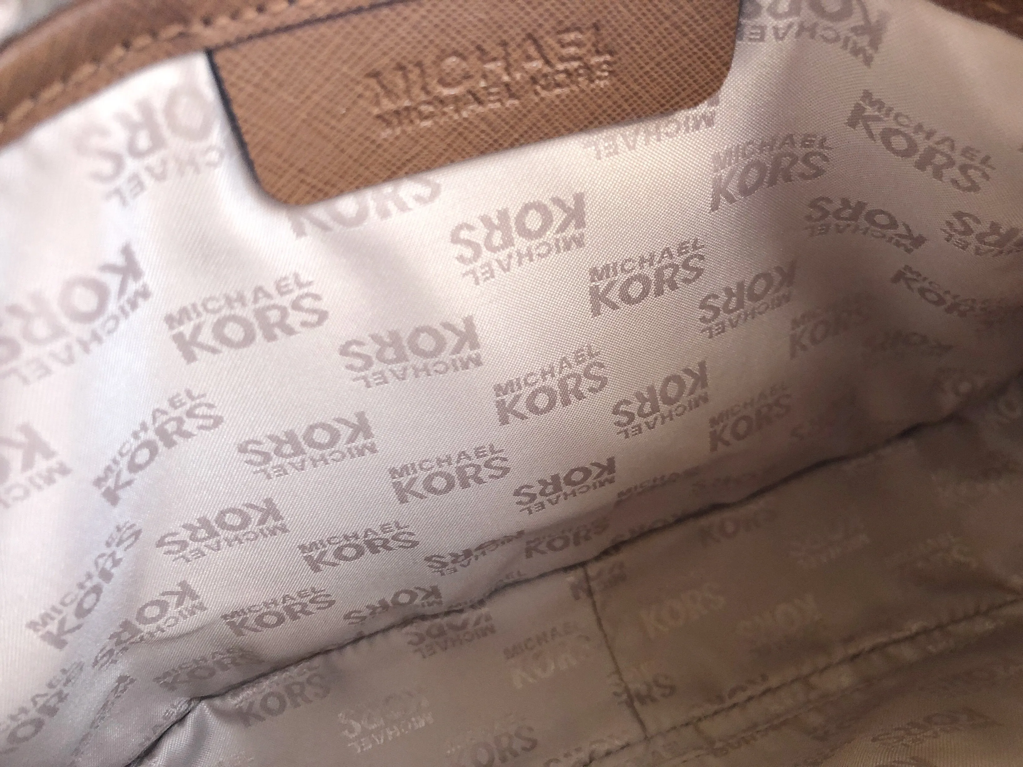 Michael Kors Jet Set East West Large Crossbody Luggage Brown sold by Gaby's Bags product image thumbnail 5