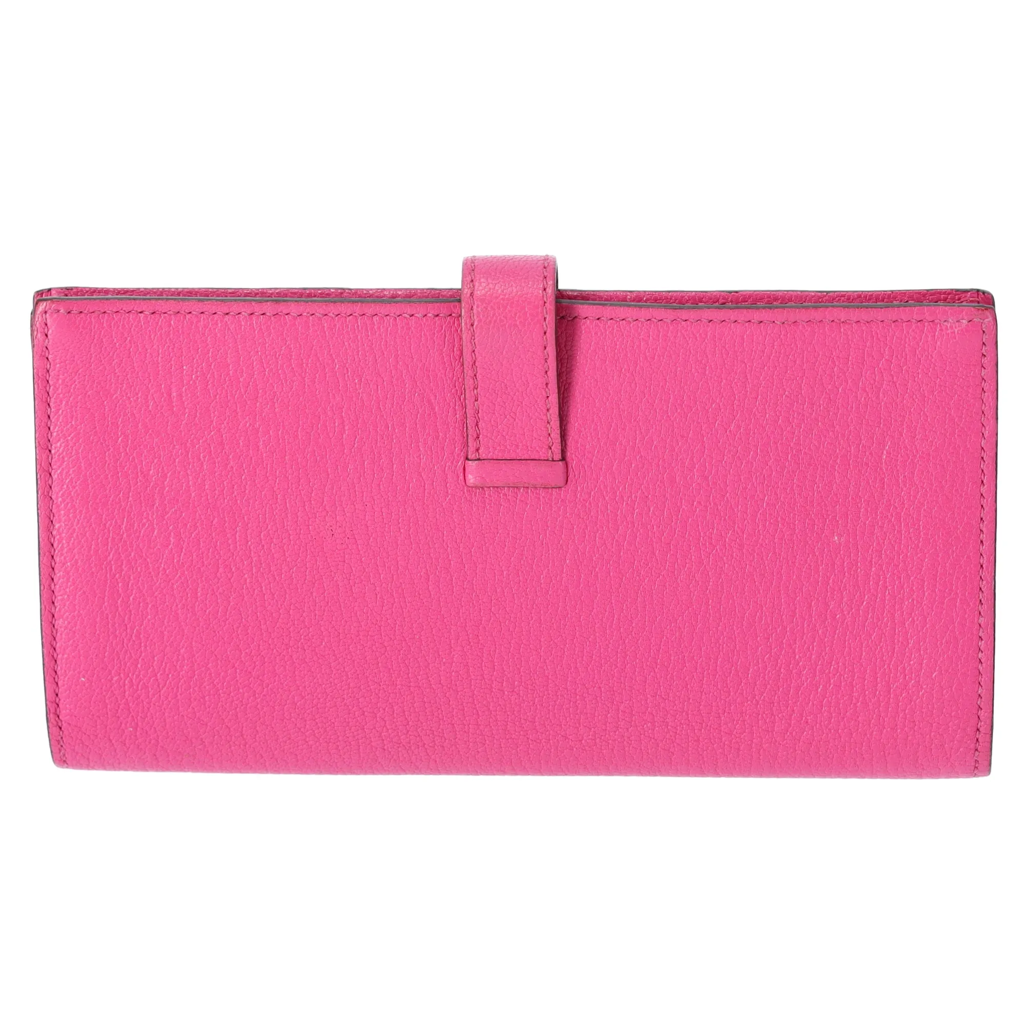 Hermes Bairn Soufflé Long Bifold Wallet Pink Rose Tyrien Chevre sold by Gaby's Bags product image thumbnail 2
