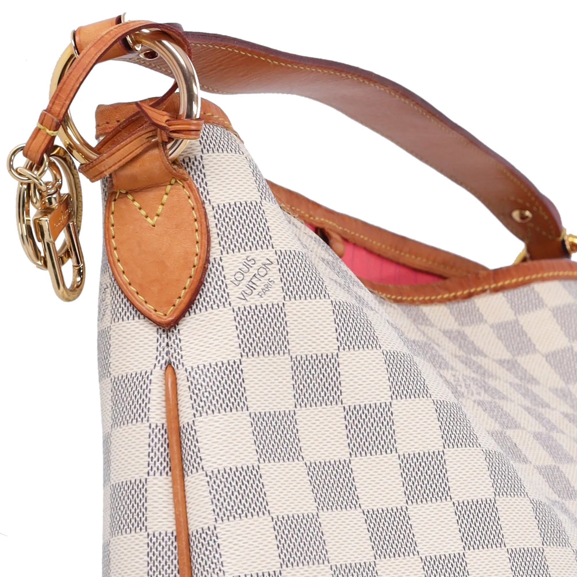 Louis Vuitton Delightful PM Tote Bag N41447 Beige Damier Azur Canvas sold by Gaby's Bags product image thumbnail 5