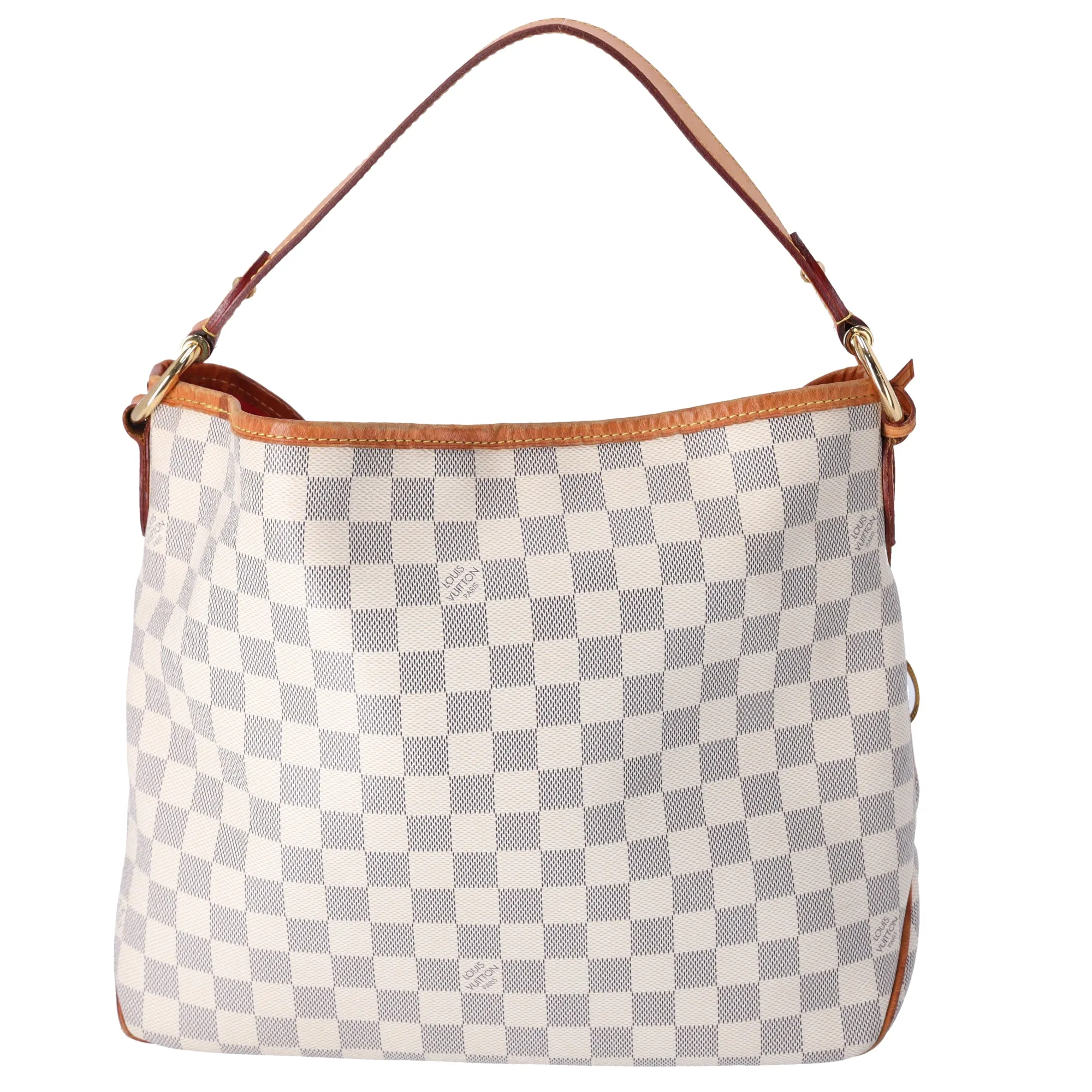 Louis Vuitton Delightful PM Tote Bag N41447 Beige Damier Azur Canvas sold by Gaby's Bags product image thumbnail 3