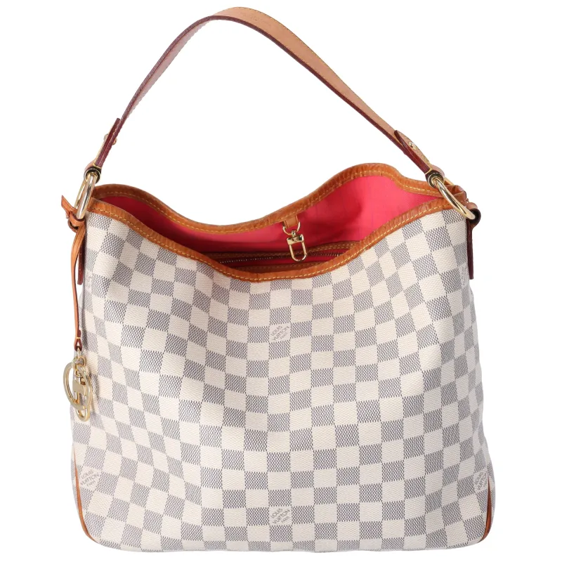 Louis Vuitton Delightful PM Tote Bag N41447 Beige Damier Azur Canvas sold by Gaby's Bags