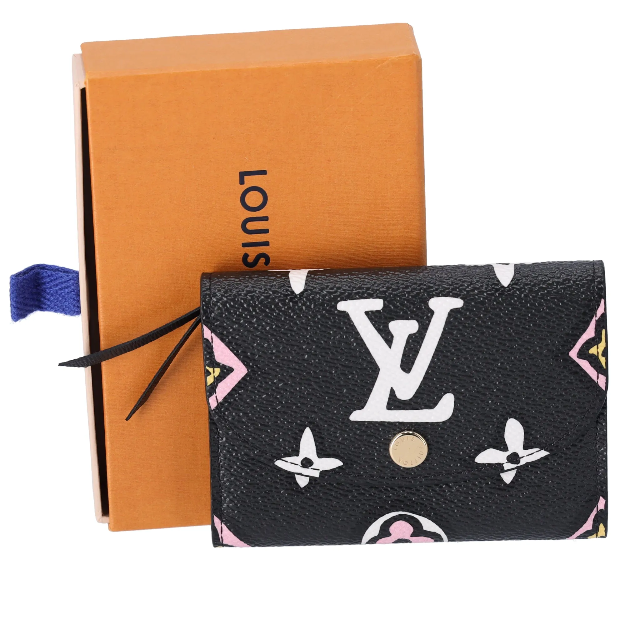 Louis Vuitton Monogram Giant Wild At Heart Rosalie Coin Purse Black sold by Gaby's Bags
