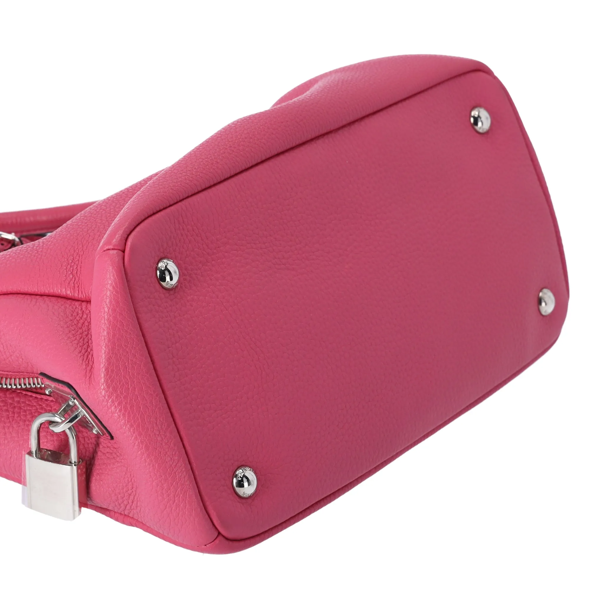 PRADA Triangle Logo Triple Compartment Satchel Handbag BN2853 Pink Leather sold by Gaby's Bags product image thumbnail 5