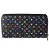 Louis Vuitton Murakami Zippy Wallet Monogram Black Multicolor Pink sold by Gaby's Bags