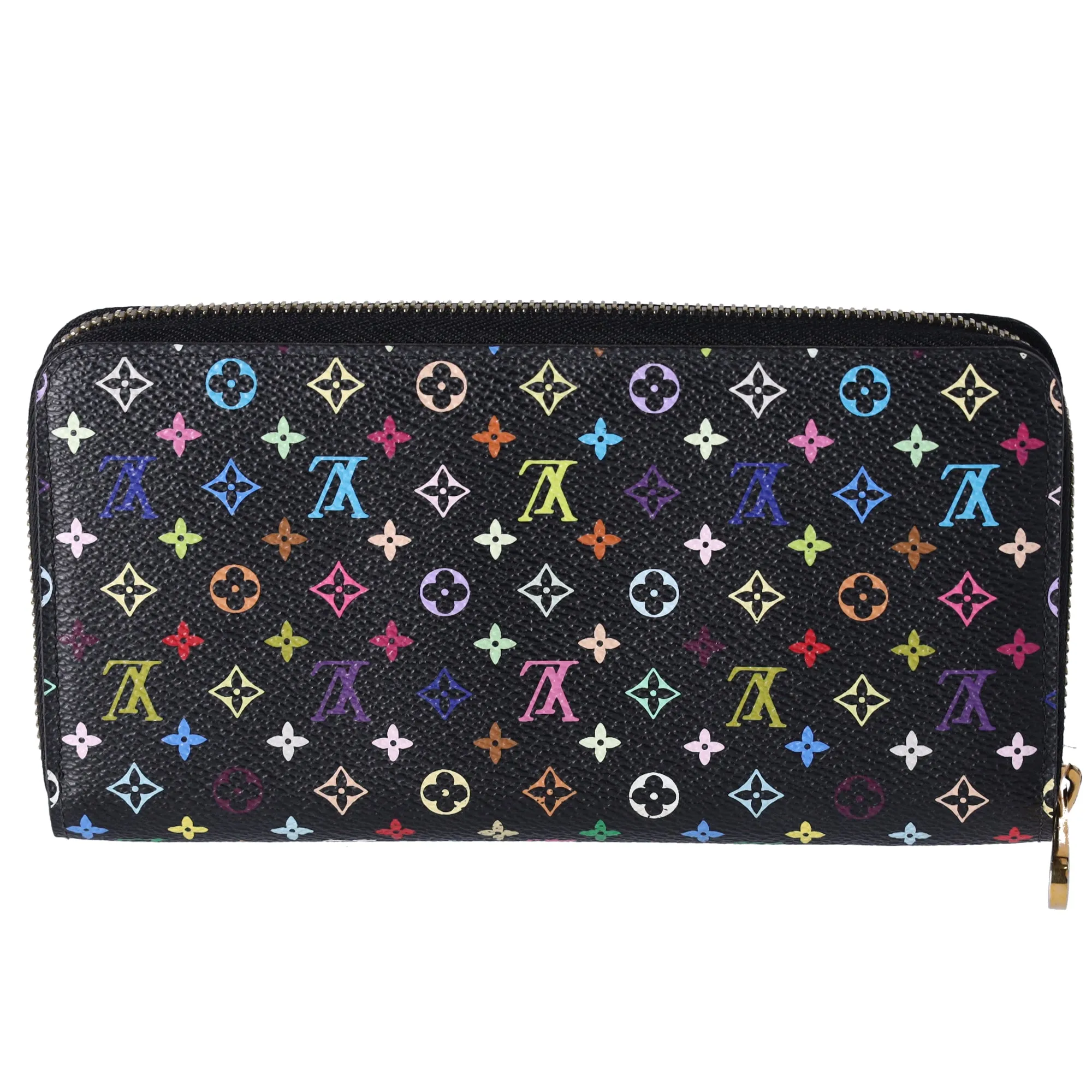 Louis Vuitton Murakami Zippy Wallet Monogram Black Multicolor Pink sold by Gaby's Bags product image thumbnail 2