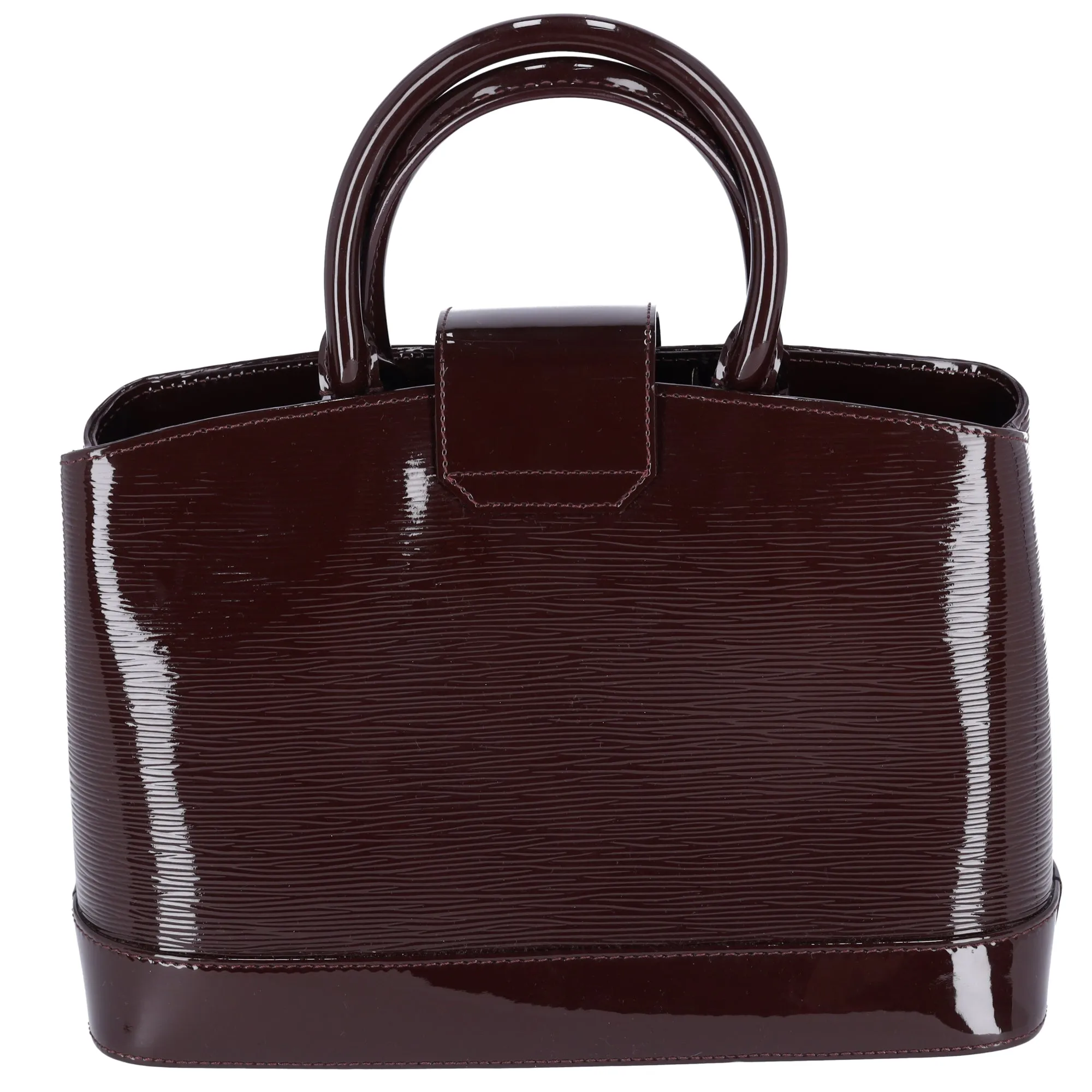 Louis Vuitton Mirabeau PM Epi Electric Handbag M40454 Prunnu Burgundy sold by Gaby's Bags product image thumbnail 3