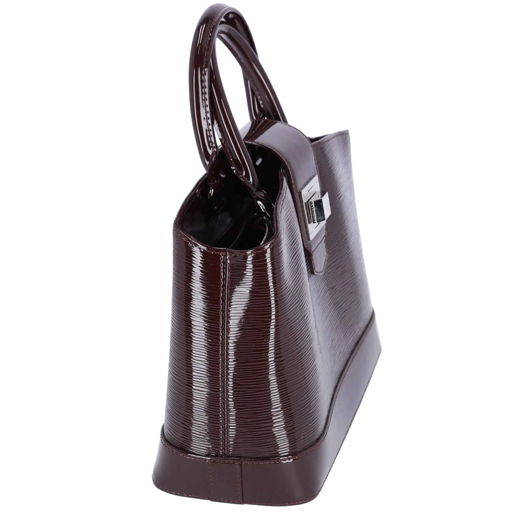 Louis Vuitton Mirabeau PM Epi Electric Handbag M40454 Prunnu Burgundy sold by Gaby's Bags product image thumbnail 4