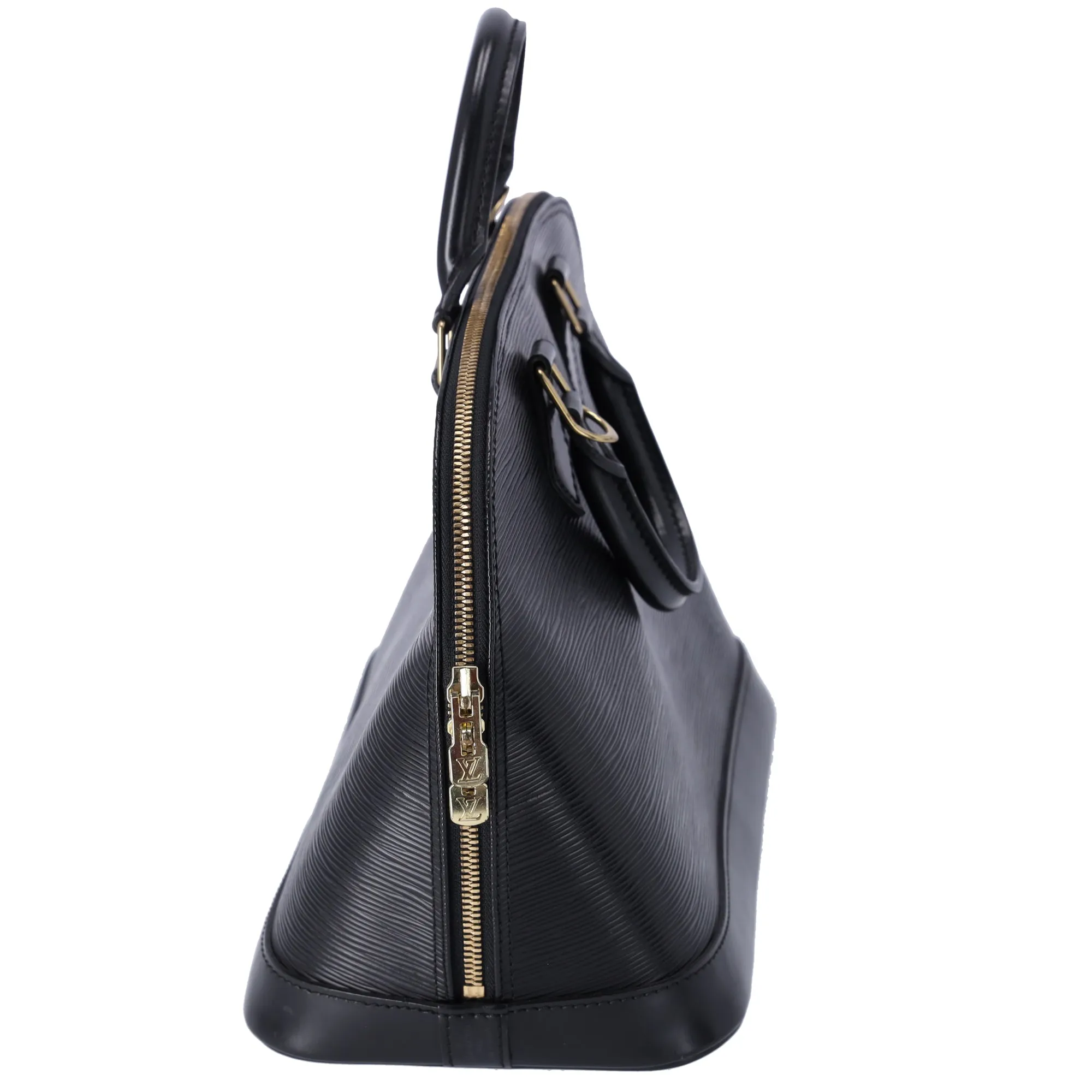 Louis Vuitton Alma Epi Dome Satchel Handbag M52142 Noir Black sold by Gaby's Bags product image thumbnail 4
