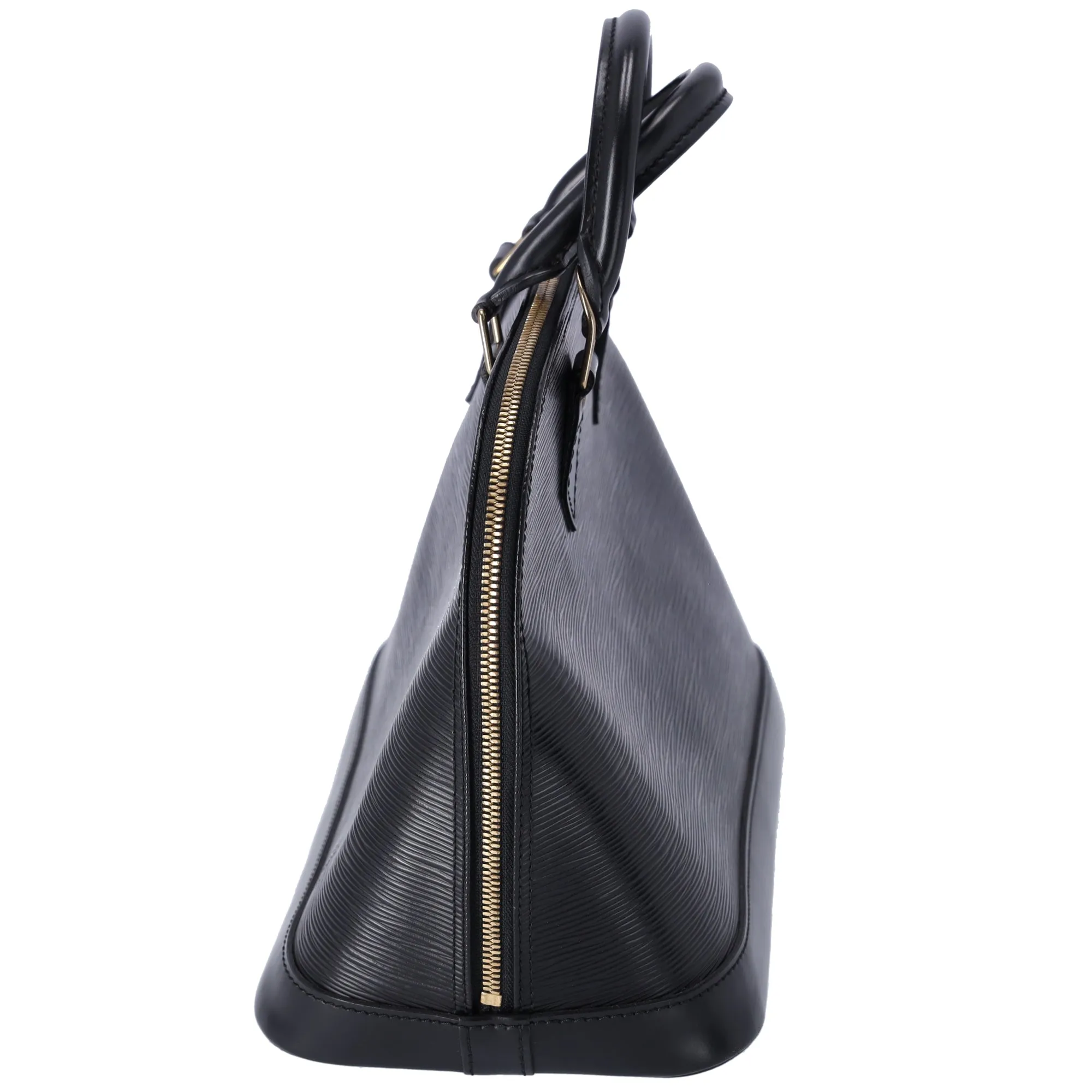 Louis Vuitton Alma Epi Dome Satchel Handbag M52142 Noir Black sold by Gaby's Bags product image thumbnail 2