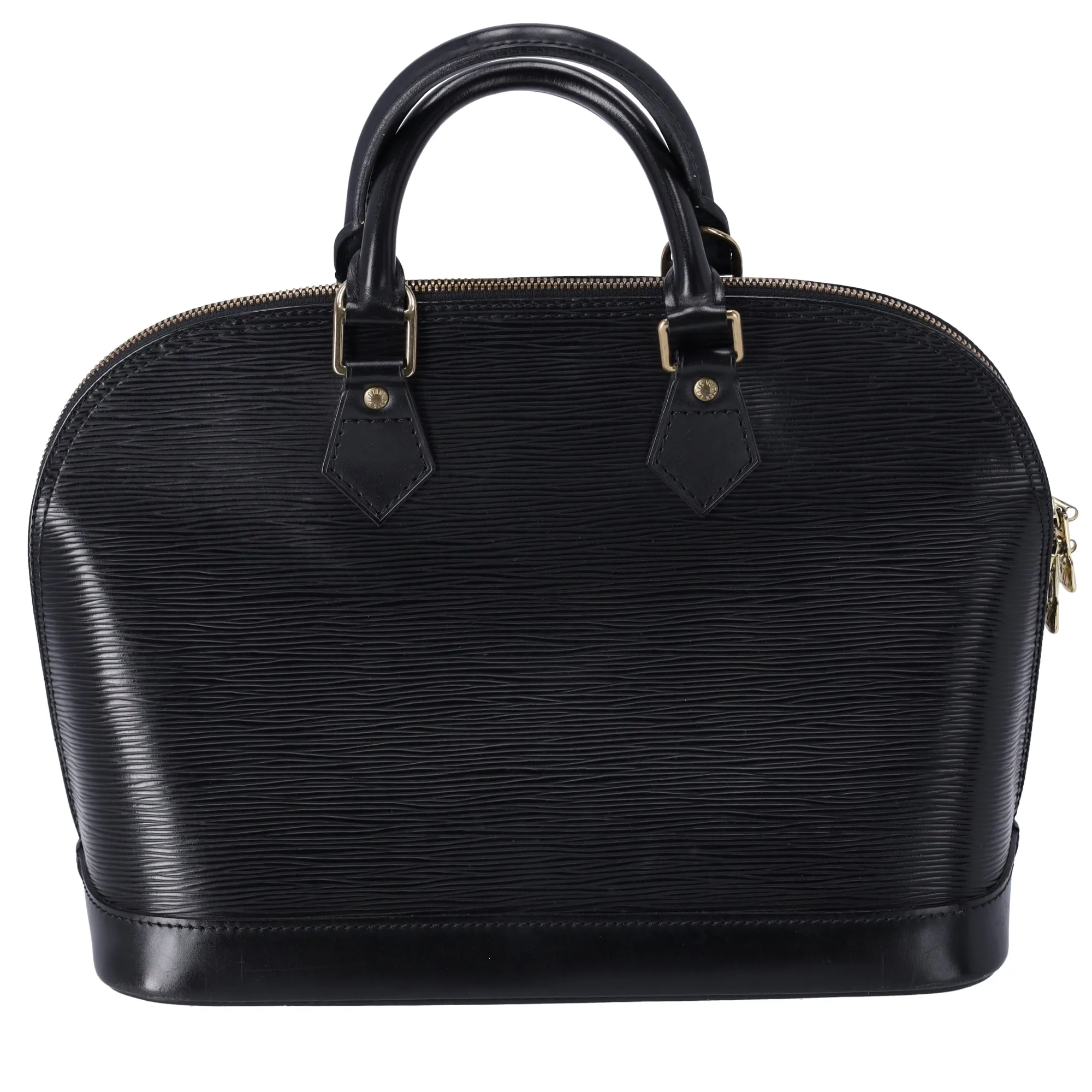 Louis Vuitton Alma Epi Dome Satchel Handbag M52142 Noir Black sold by Gaby's Bags product image thumbnail 3