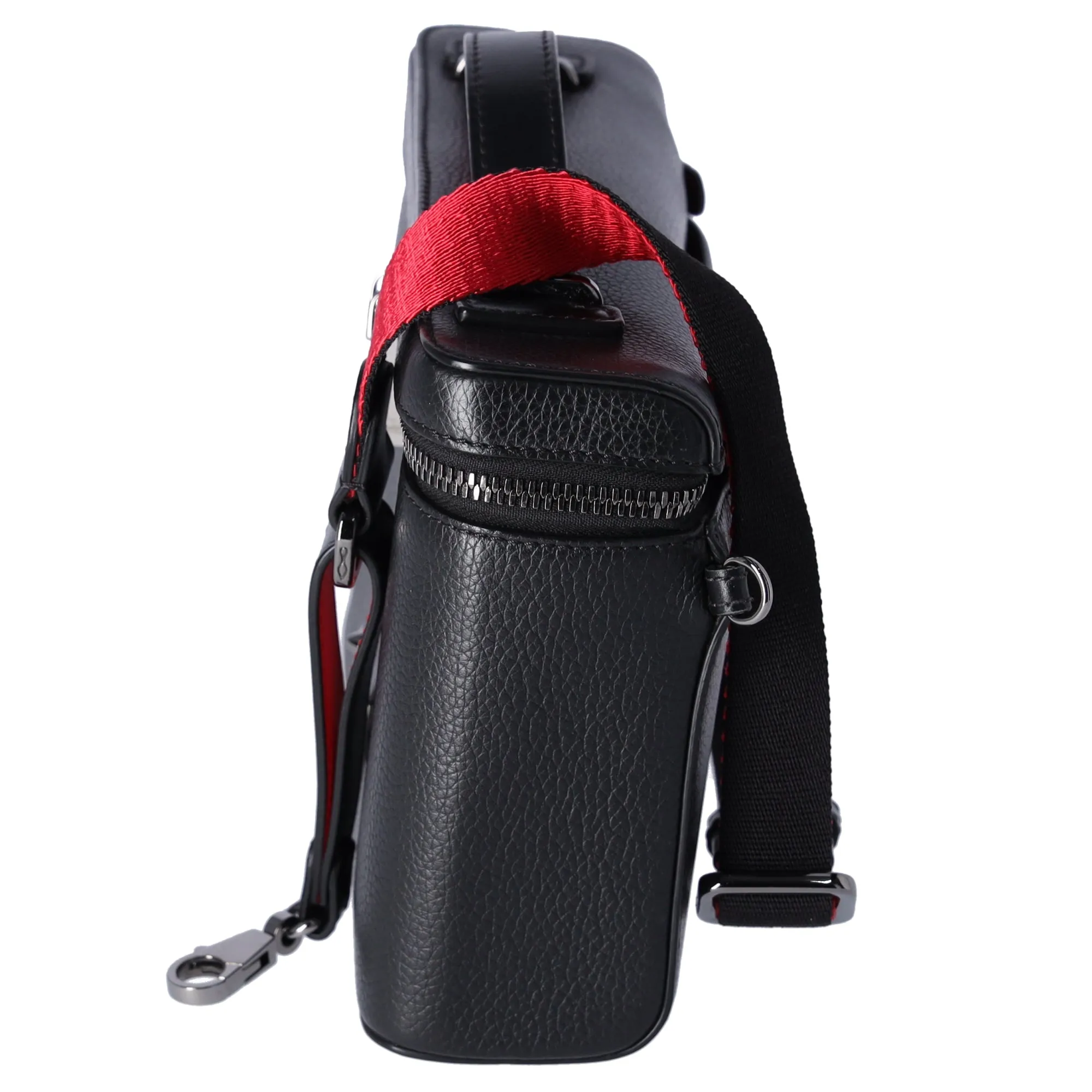 Christian Louboutin Kipi Pouch Shoulder Bag Handbag 3185198 Black Red Leather sold by Gaby's Bags product image thumbnail 2