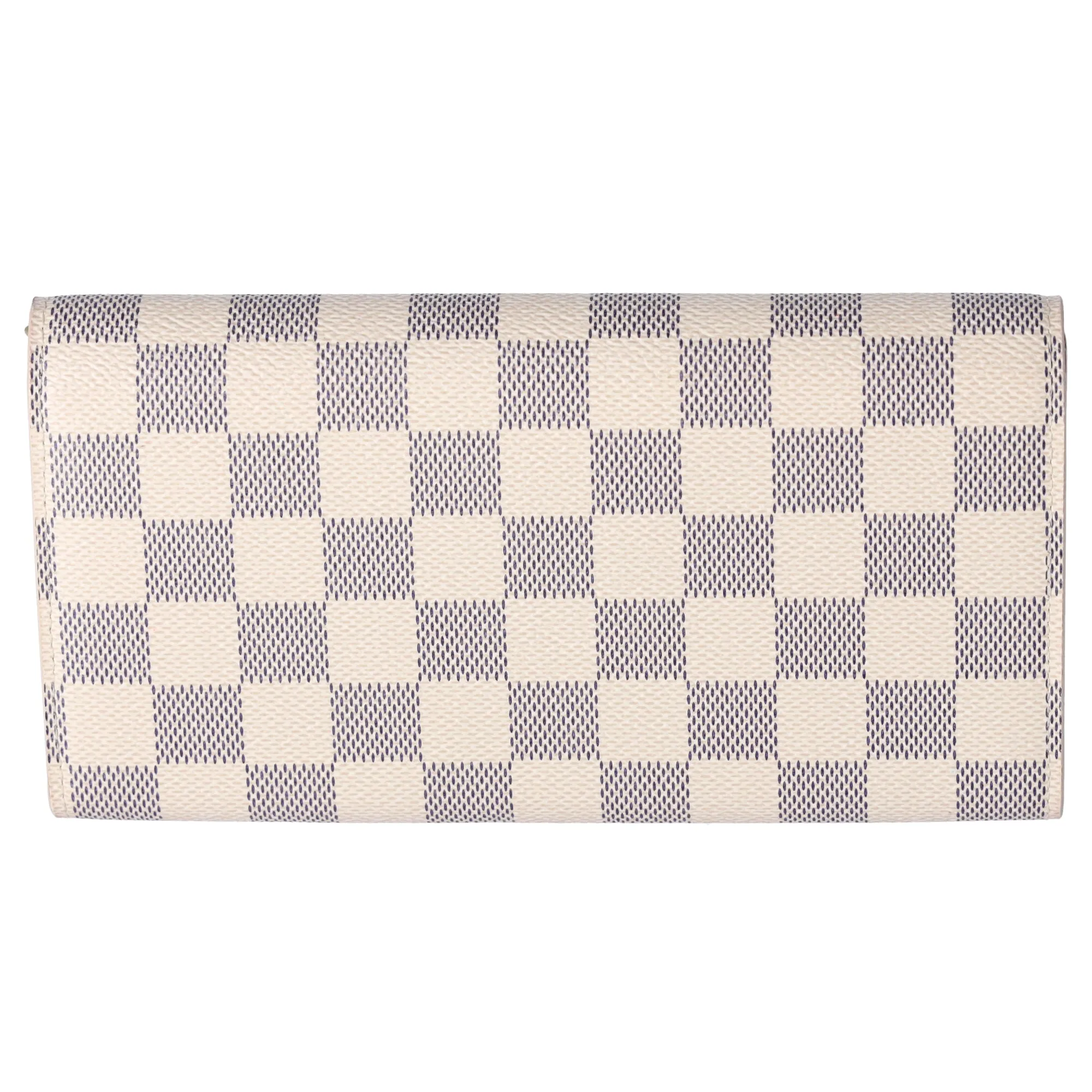 Louis Vuitton Sarah Wallet Monogram Vivienne Fuchsia Pink Damier Azur sold by Gaby's Bags product image thumbnail 2