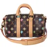 Louis Vuitton Keepall Bandouliere 25 Monogram Craggy Handbag M24849 Chocolate sold by Gaby's Bags