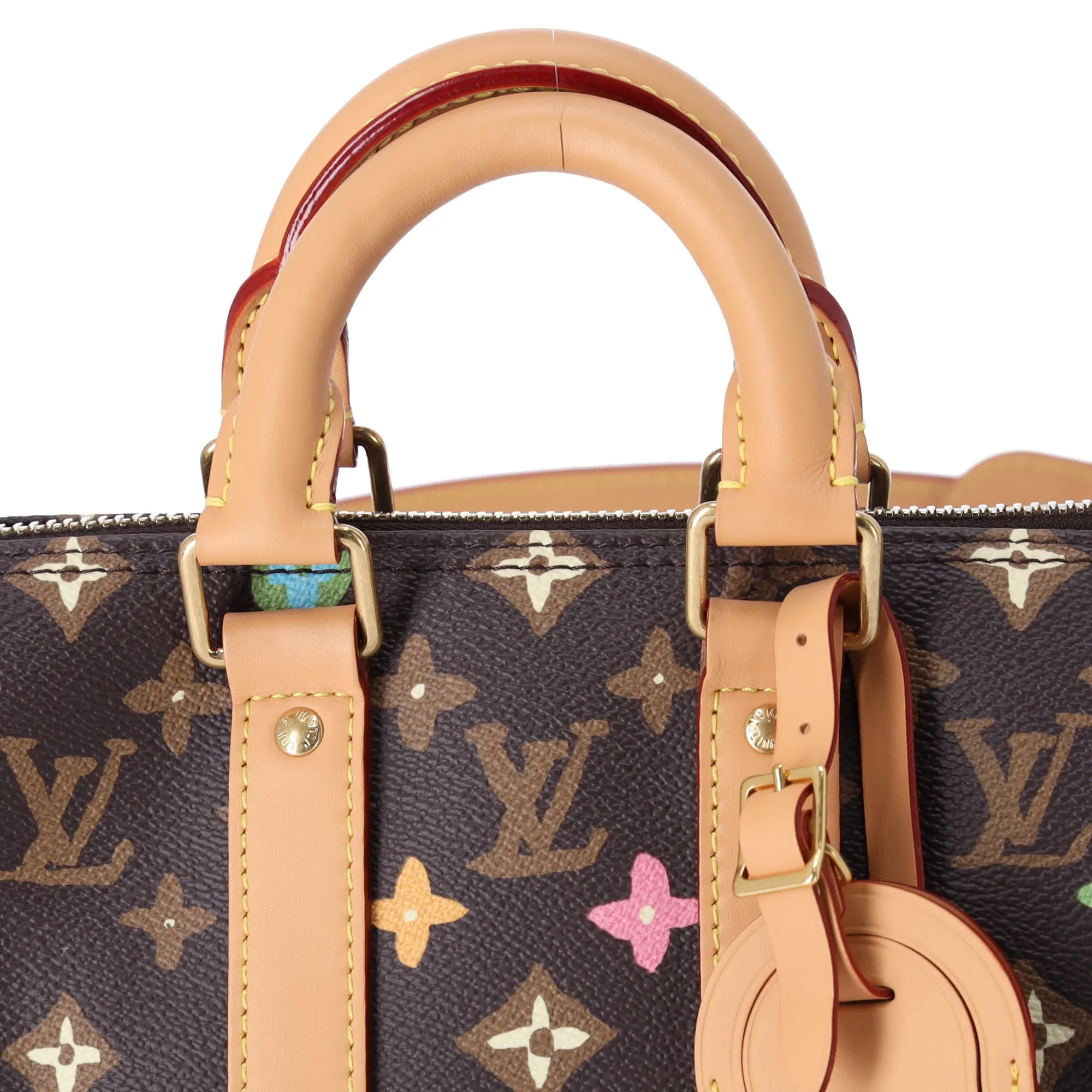 Louis Vuitton Keepall Bandouliere 25 Monogram Craggy Handbag M24849 Chocolate sold by Gaby's Bags product image thumbnail 3