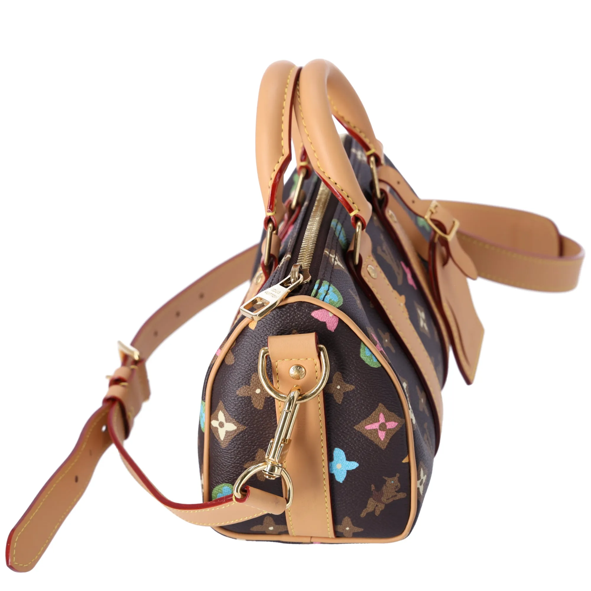 Louis Vuitton Keepall Bandouliere 25 Monogram Craggy Handbag M24849 Chocolate sold by Gaby's Bags product image thumbnail 4