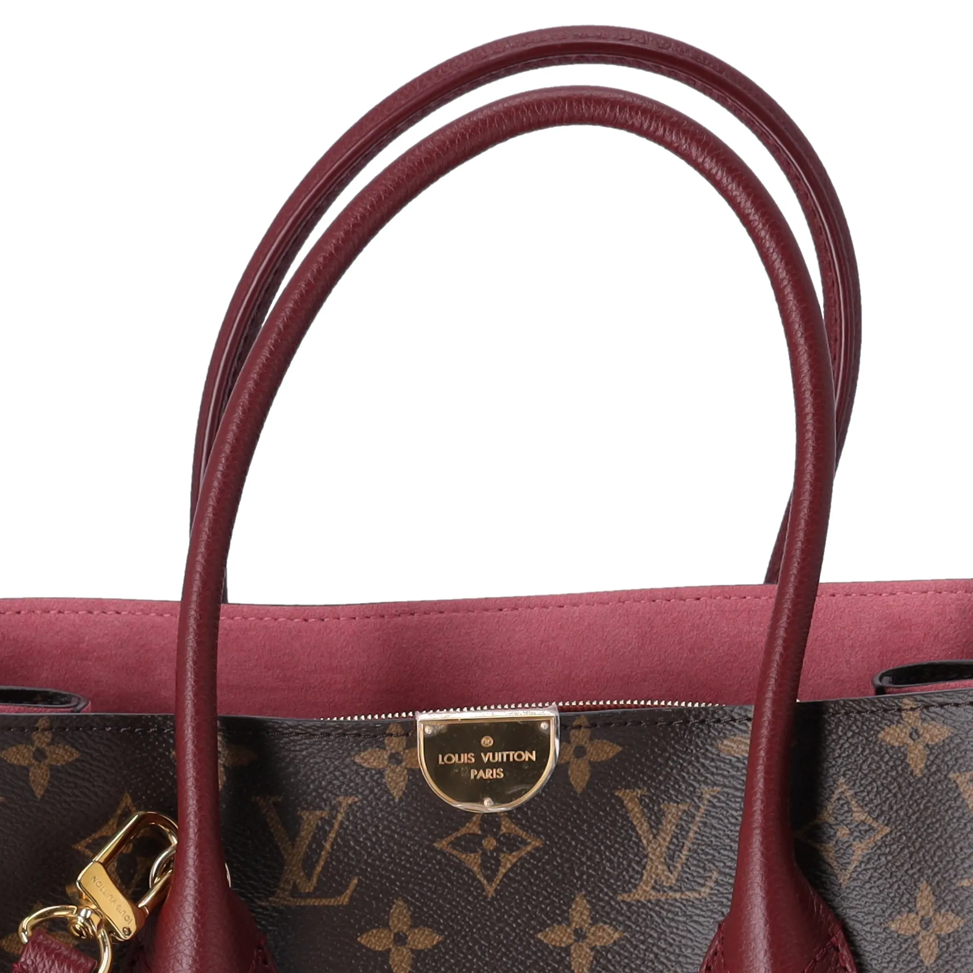 Louis Vuitton Flandrin Monogram Tote Bag M43169 Brown Navy Mauve sold by Gaby's Bags product image thumbnail 2