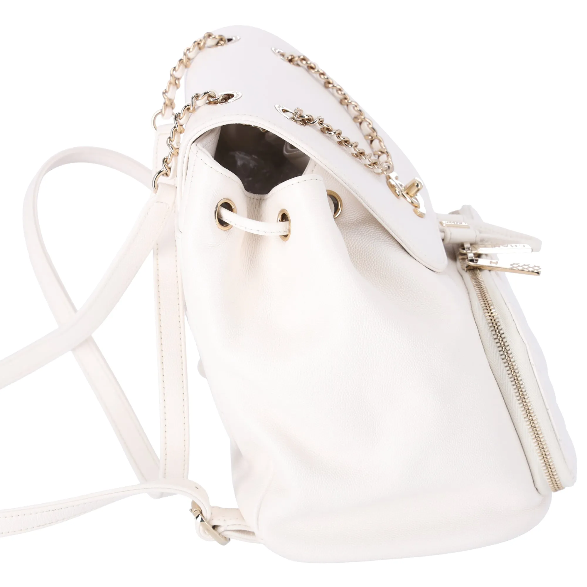 Chanel Caviar Quilted Business Affinity Backpack White sold by Gaby's Bags product image thumbnail 4
