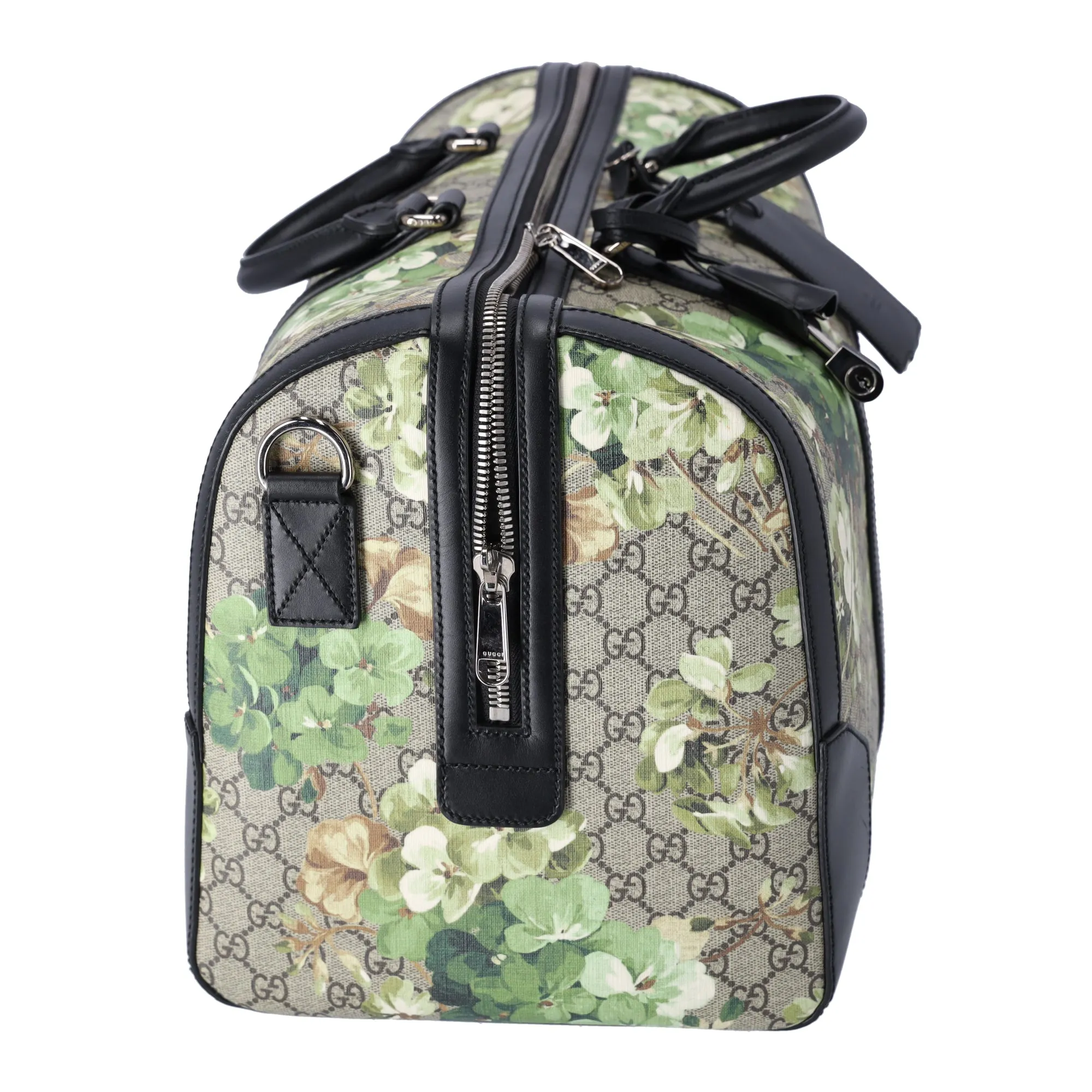 GUCCI GG Plus GG Supreme Boston Bag 406380 Beige Khaki Floral sold by Gaby's Bags product image thumbnail 4
