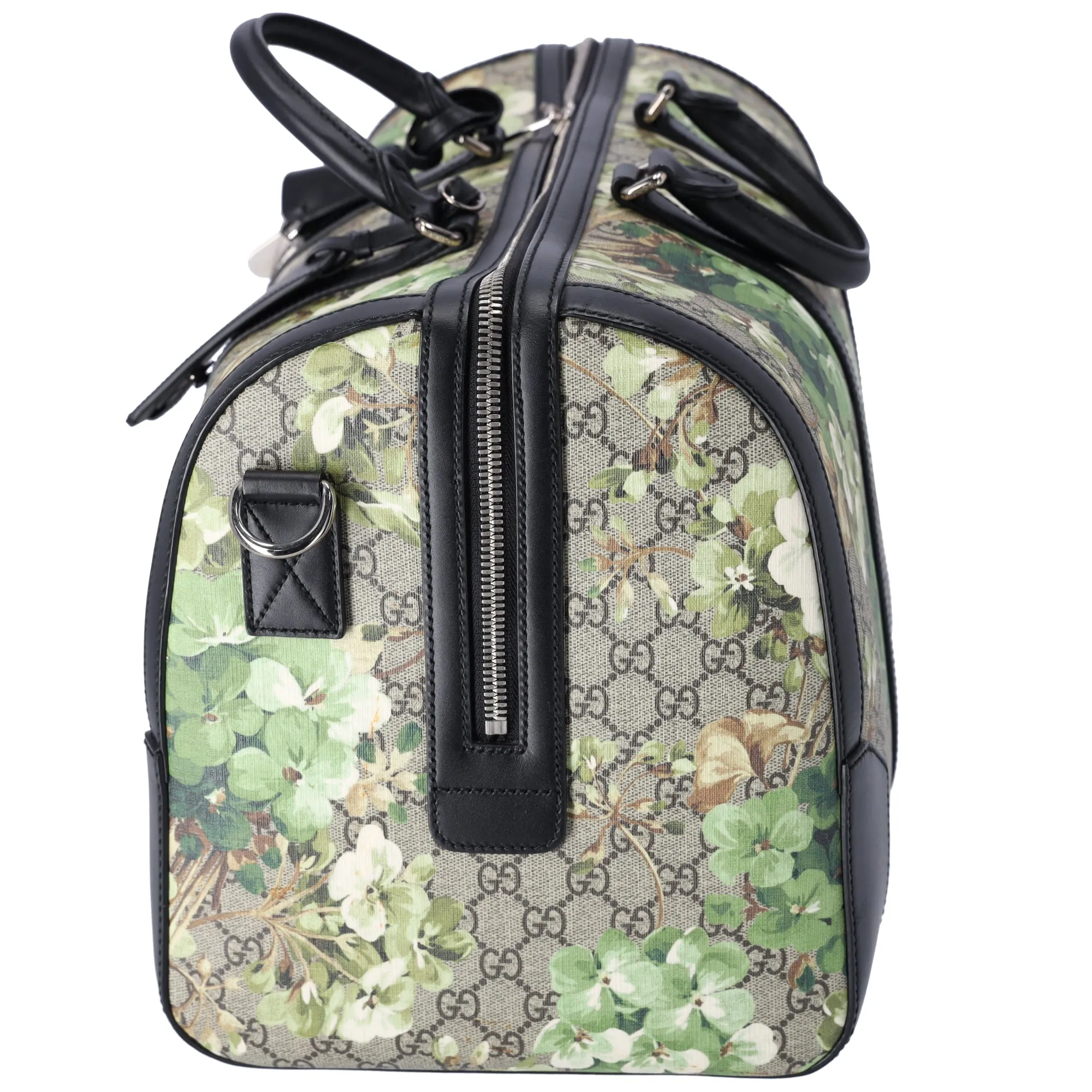 GUCCI GG Plus GG Supreme Boston Bag 406380 Beige Khaki Floral sold by Gaby's Bags product image thumbnail 2