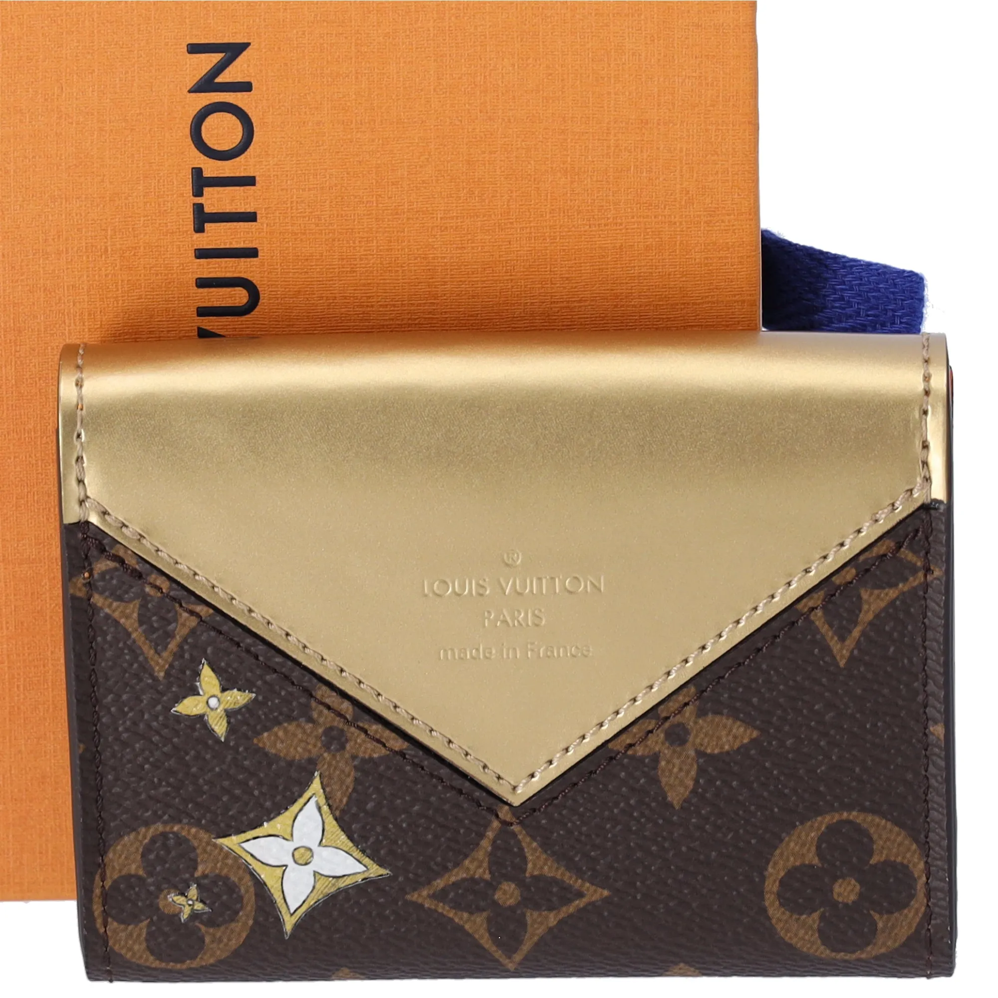 Louis Vuitton Monogram Vivienne Playing Cards Pouch Gold Brown Wallet sold by Gaby's Bags product image thumbnail 2