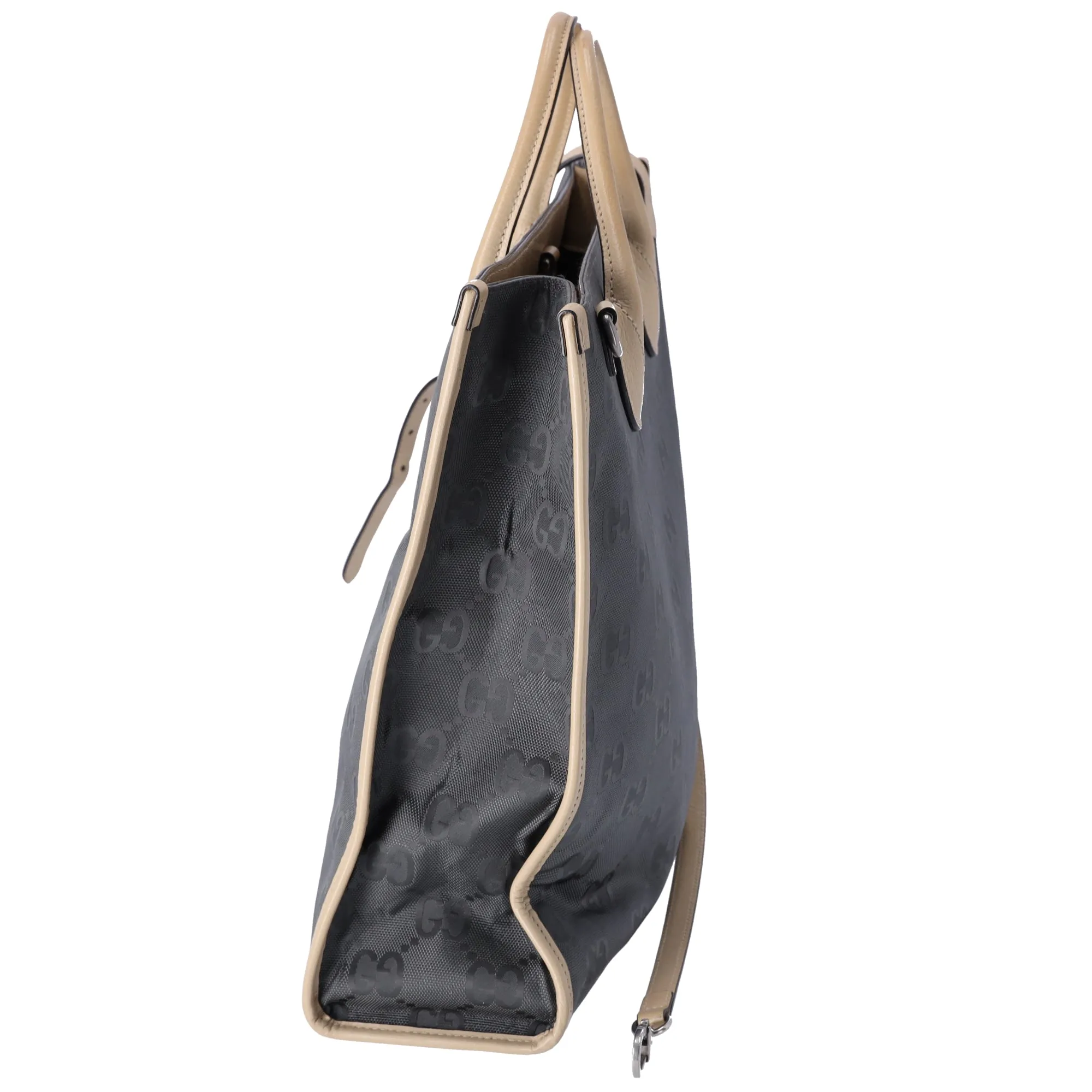 GUCCI Off The Grid Tote Bag 630355 Dark Gray Beige PVC Leather sold by Gaby's Bags product image thumbnail 4