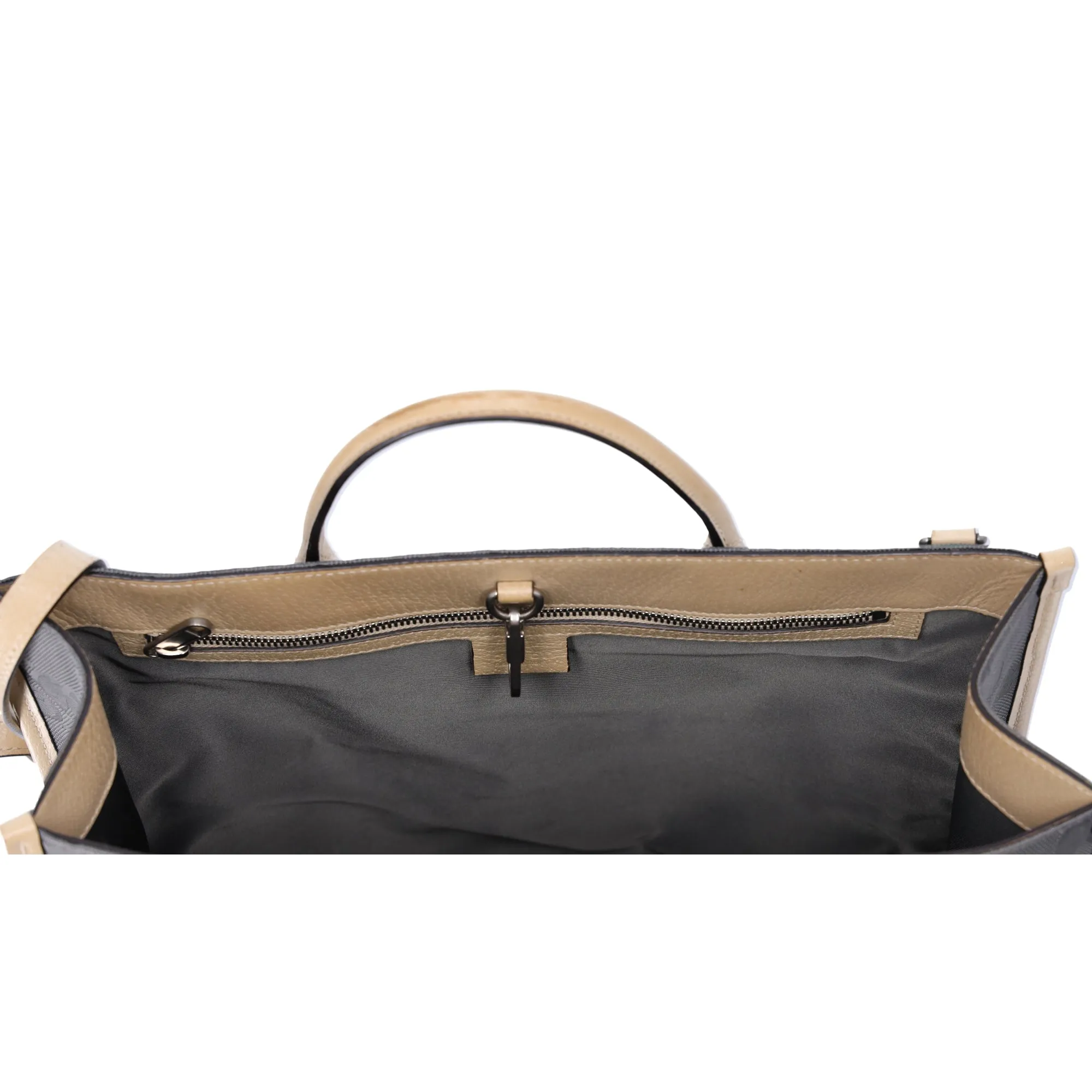 GUCCI Off The Grid Tote Bag 630355 Dark Gray Beige PVC Leather sold by Gaby's Bags product image thumbnail 5