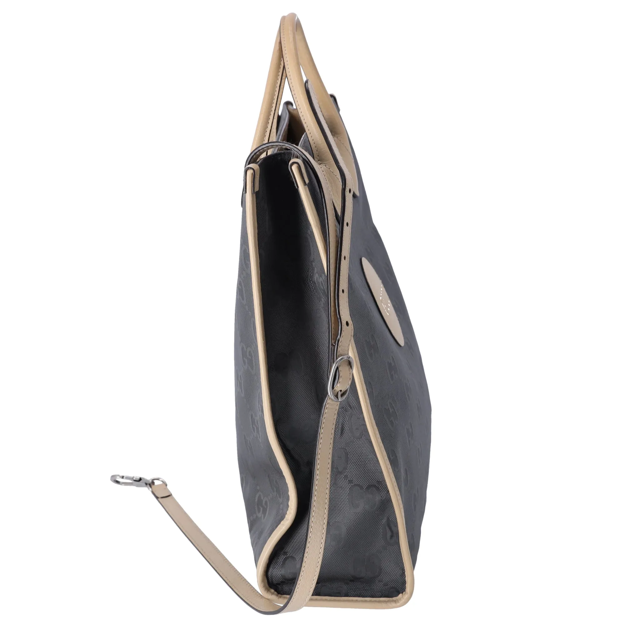 GUCCI Off The Grid Tote Bag 630355 Dark Gray Beige PVC Leather sold by Gaby's Bags product image thumbnail 2